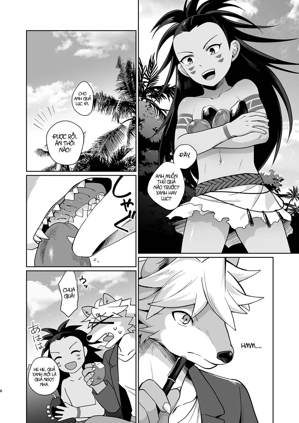 Đọc truyện hentai Sự ghép đôi giữa người và sói - Oneshot