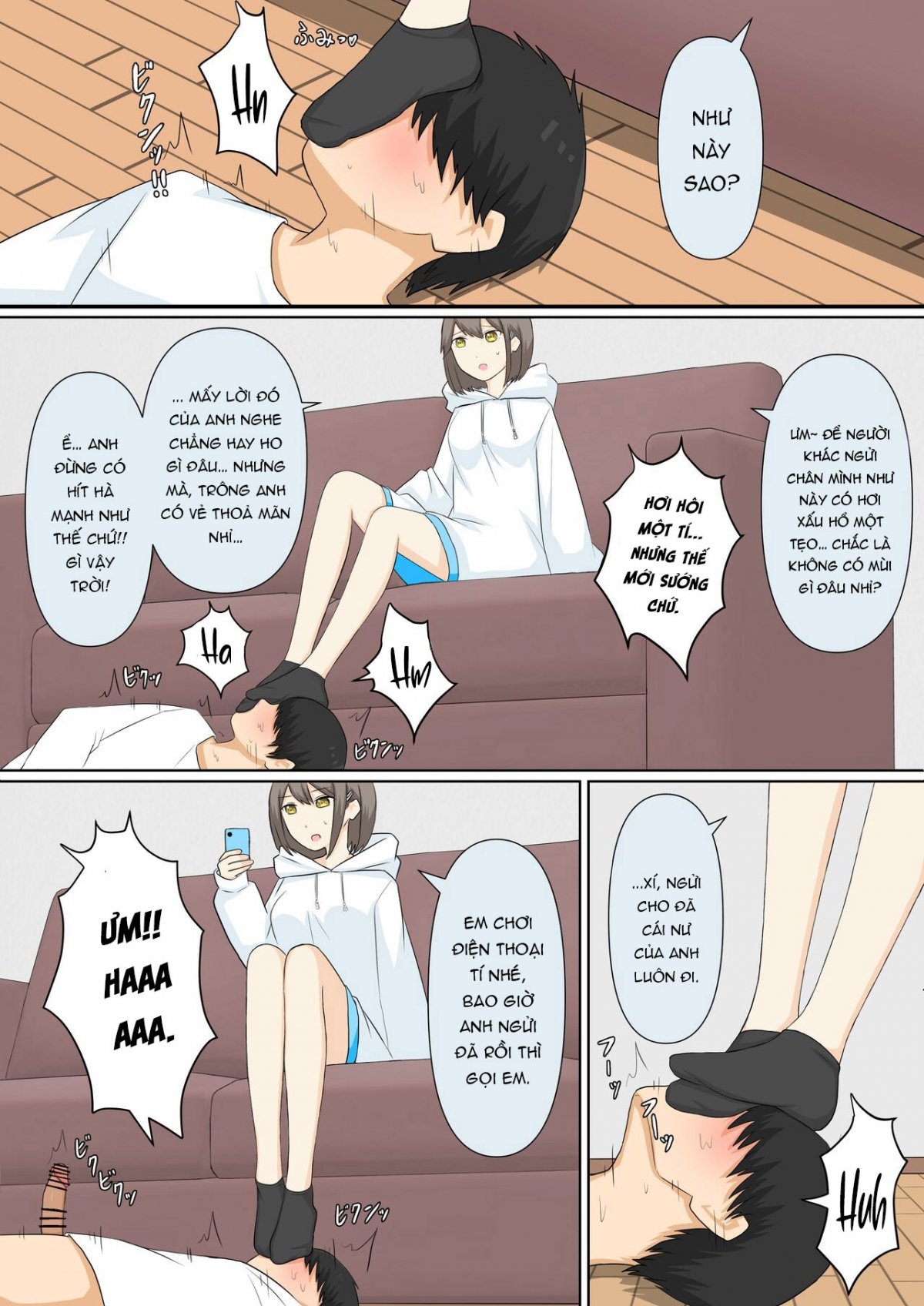 Đọc truyện hentai Bị bạn gái bắt nạt - Oneshot