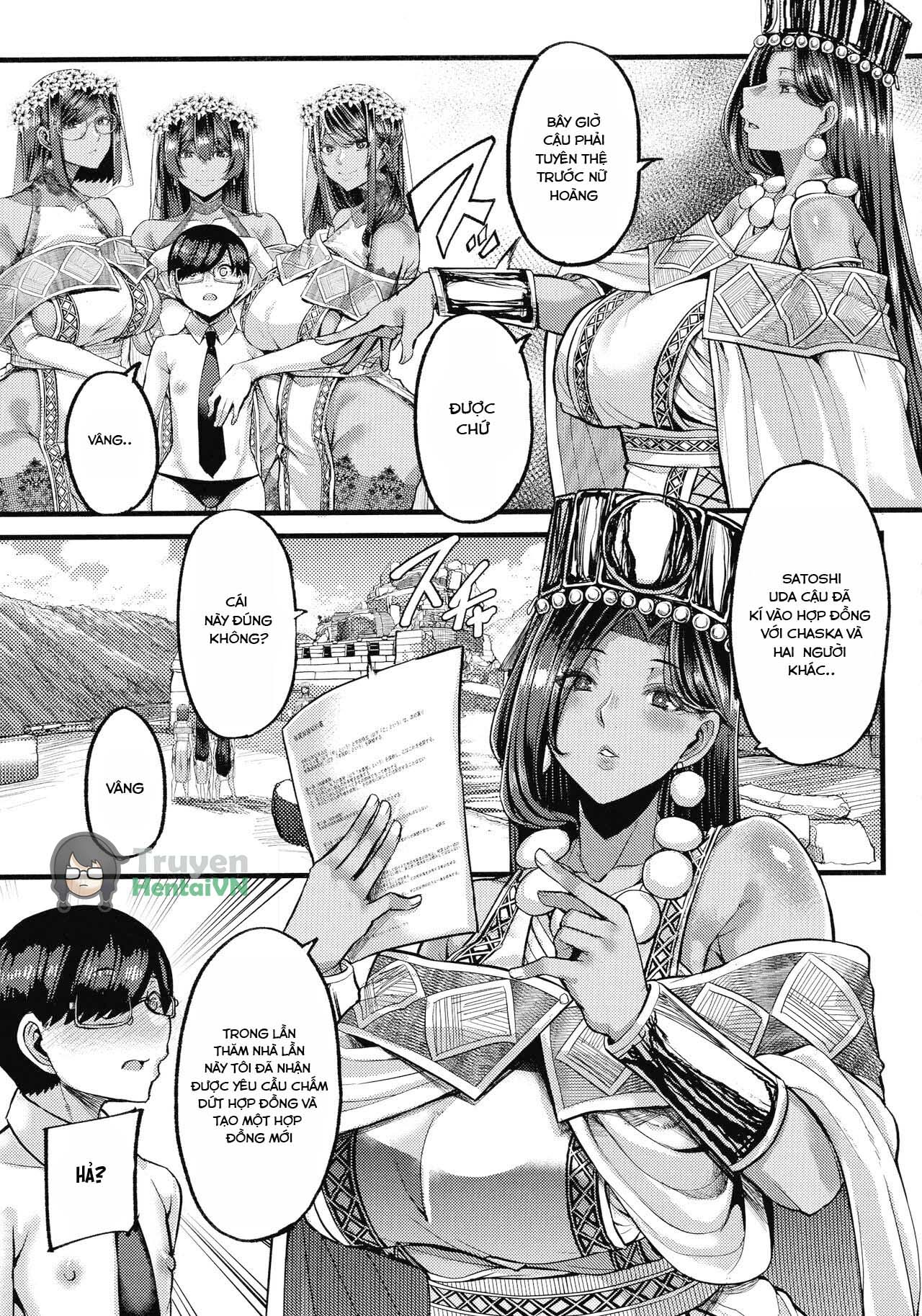 Đọc truyện hentai The Latina Princesses and the Secret Contract - chap 5