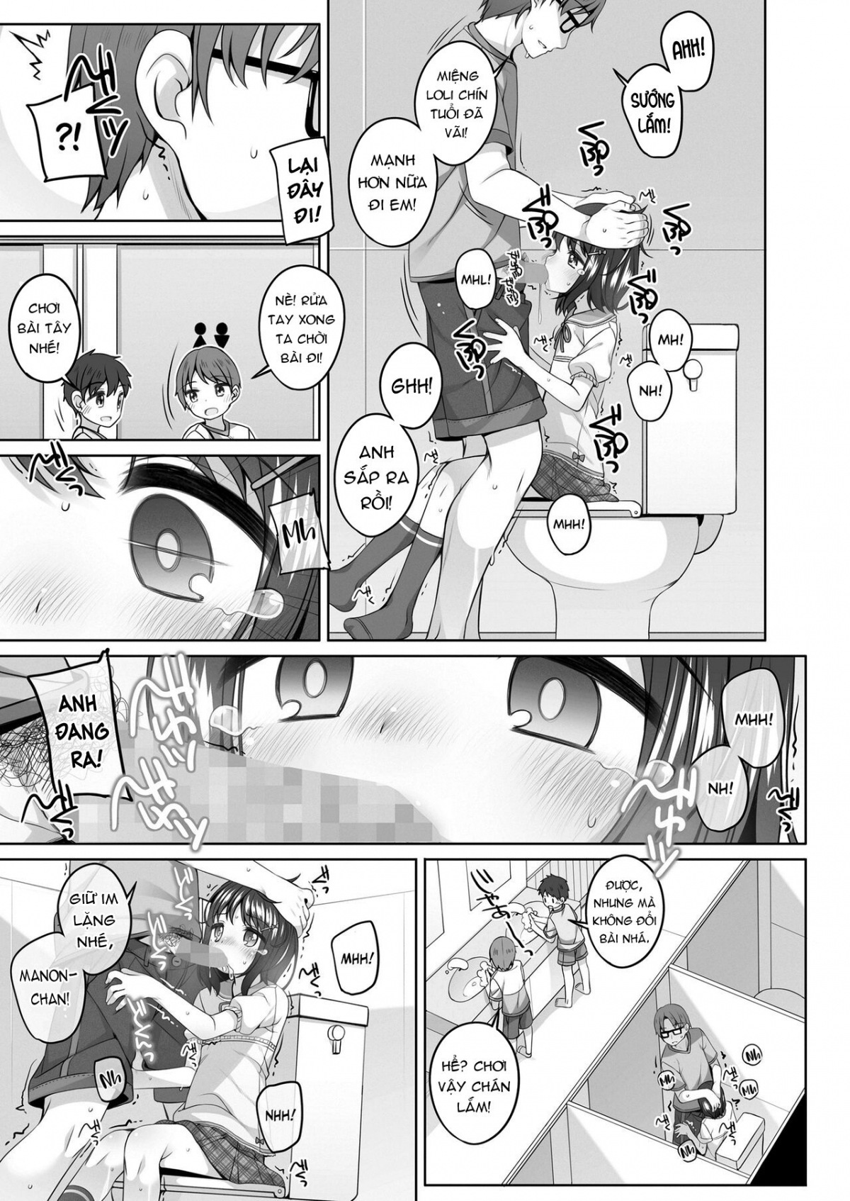 Đọc truyện hentai Trước khi mẹ tới rước em - Oneshot