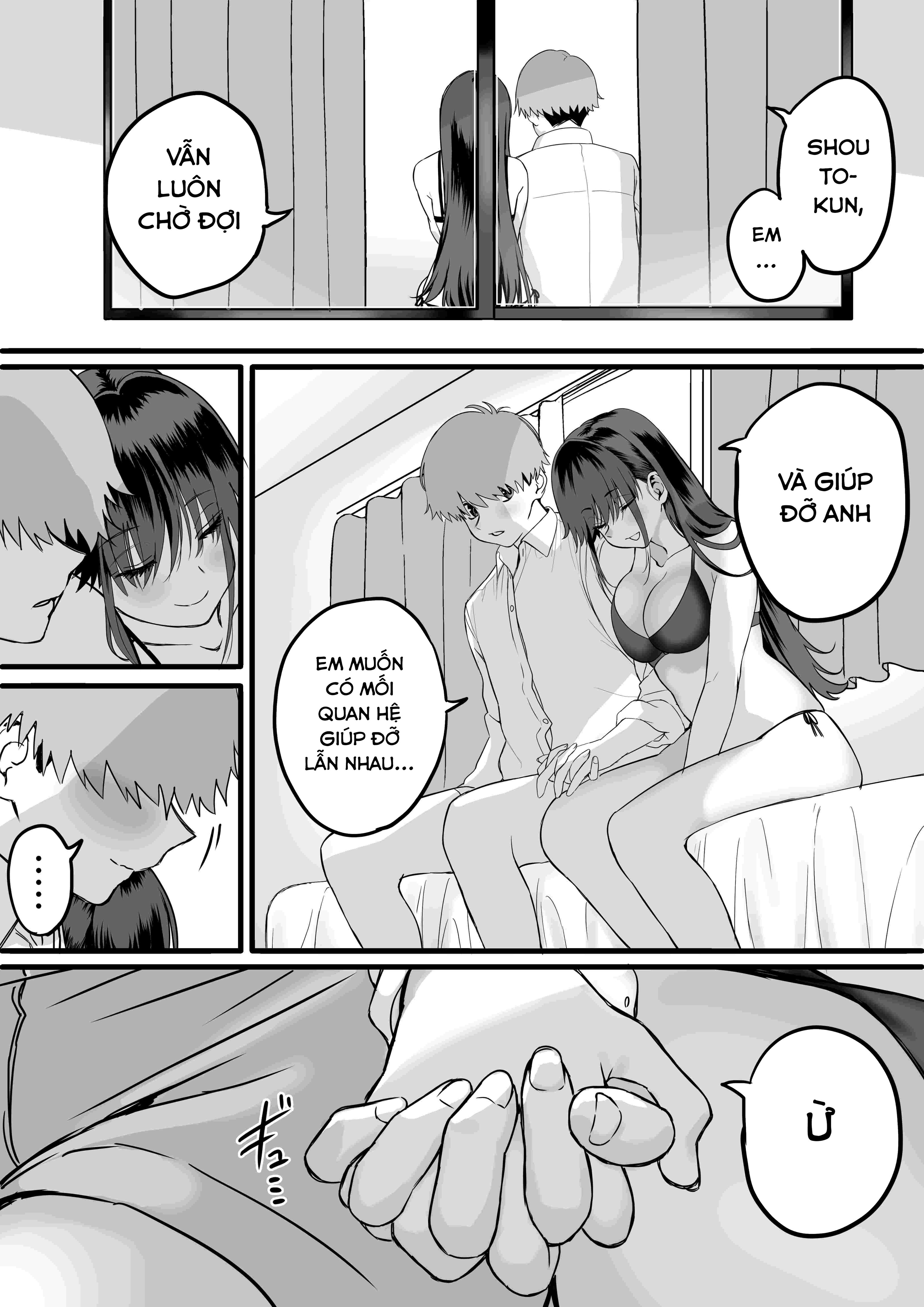 Đọc truyện hentai Itabasami na Wakachi Ai - Chap 3.2