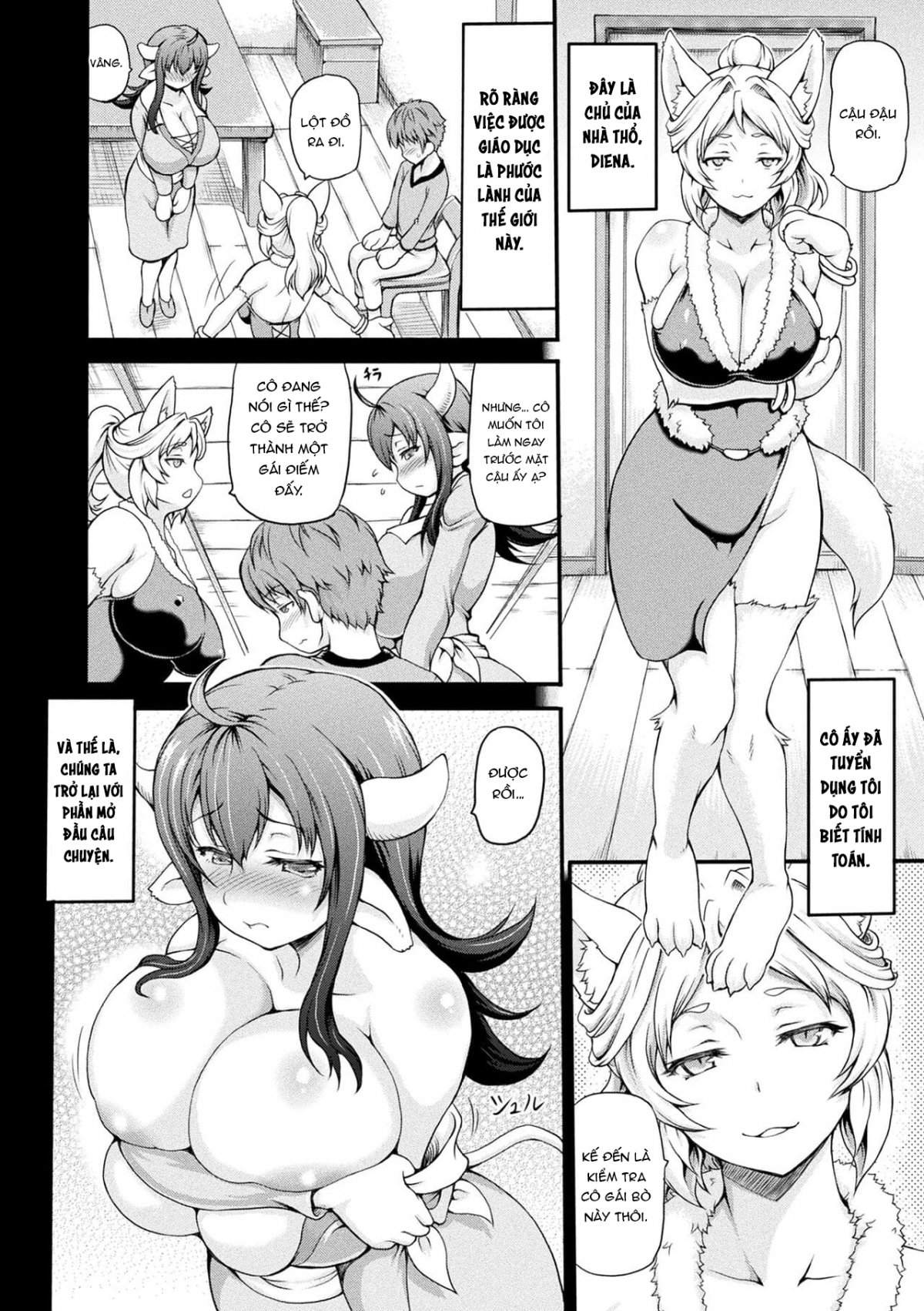 Đọc truyện hentai Isekai Shoukan - Brothel in Another World - Chap 1