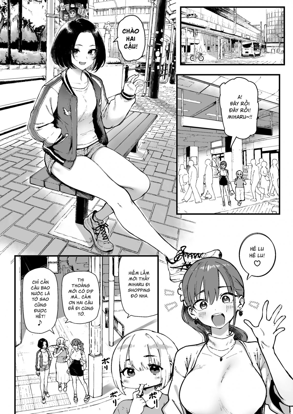 Đọc truyện hentai Lần đầu của Miharu - Oneshot
