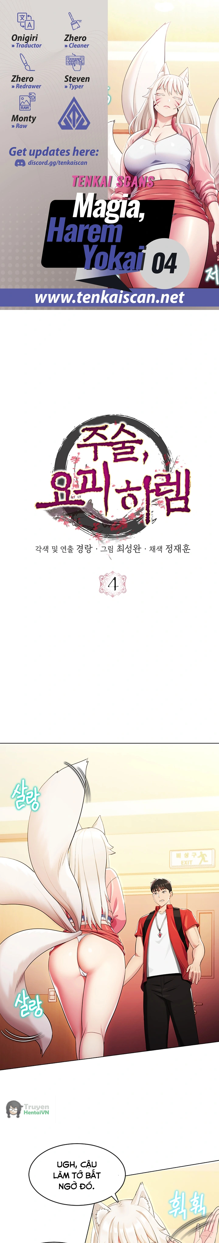 Đọc truyện hentai Phép thuật, hậu cung Yokai - Chap 4