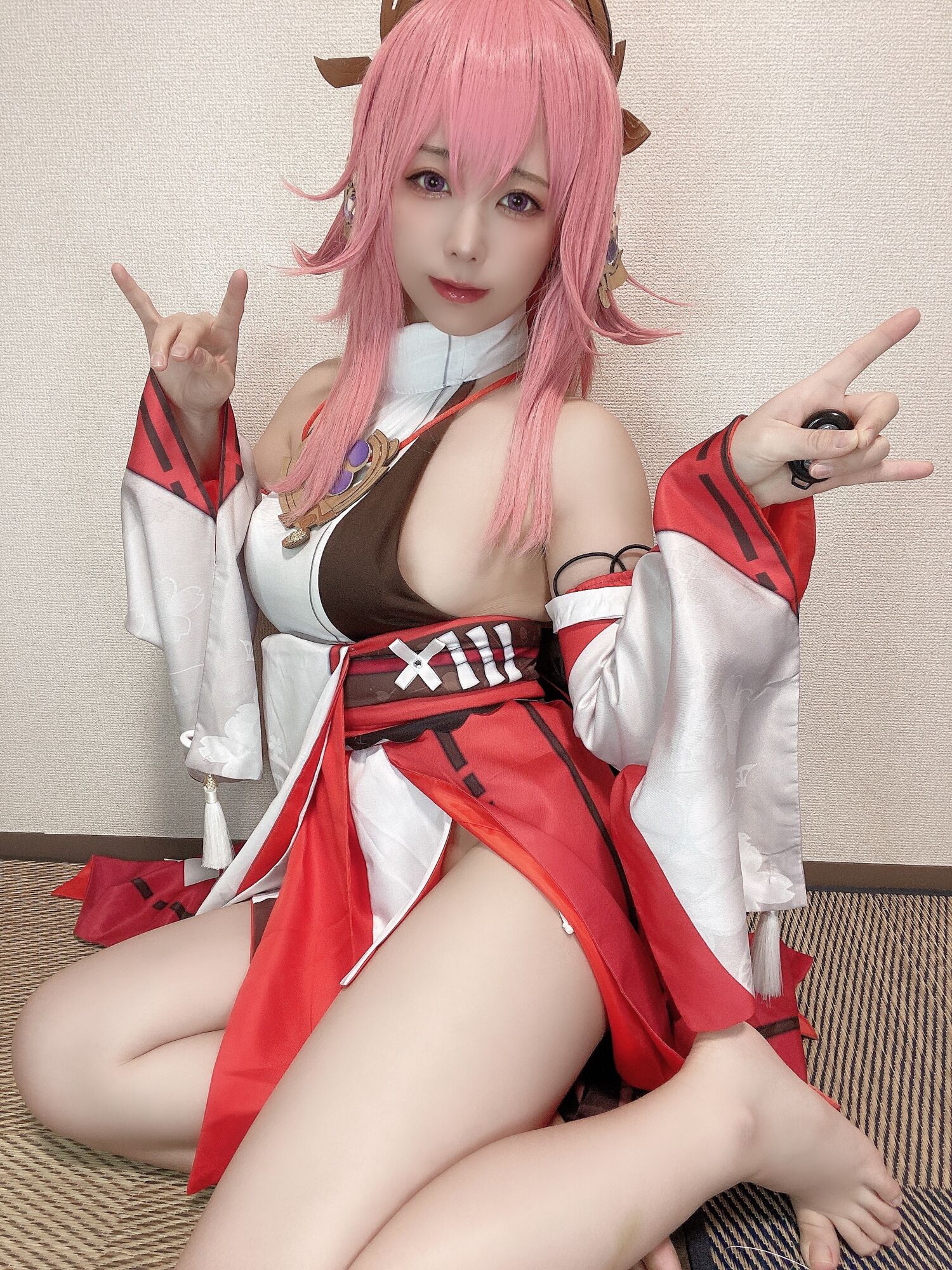 Đọc truyện hentai Tuyển tập Albums siêu phẩm Cosplay - Chap 490 - Rizuna - Yae Miko Cosplay