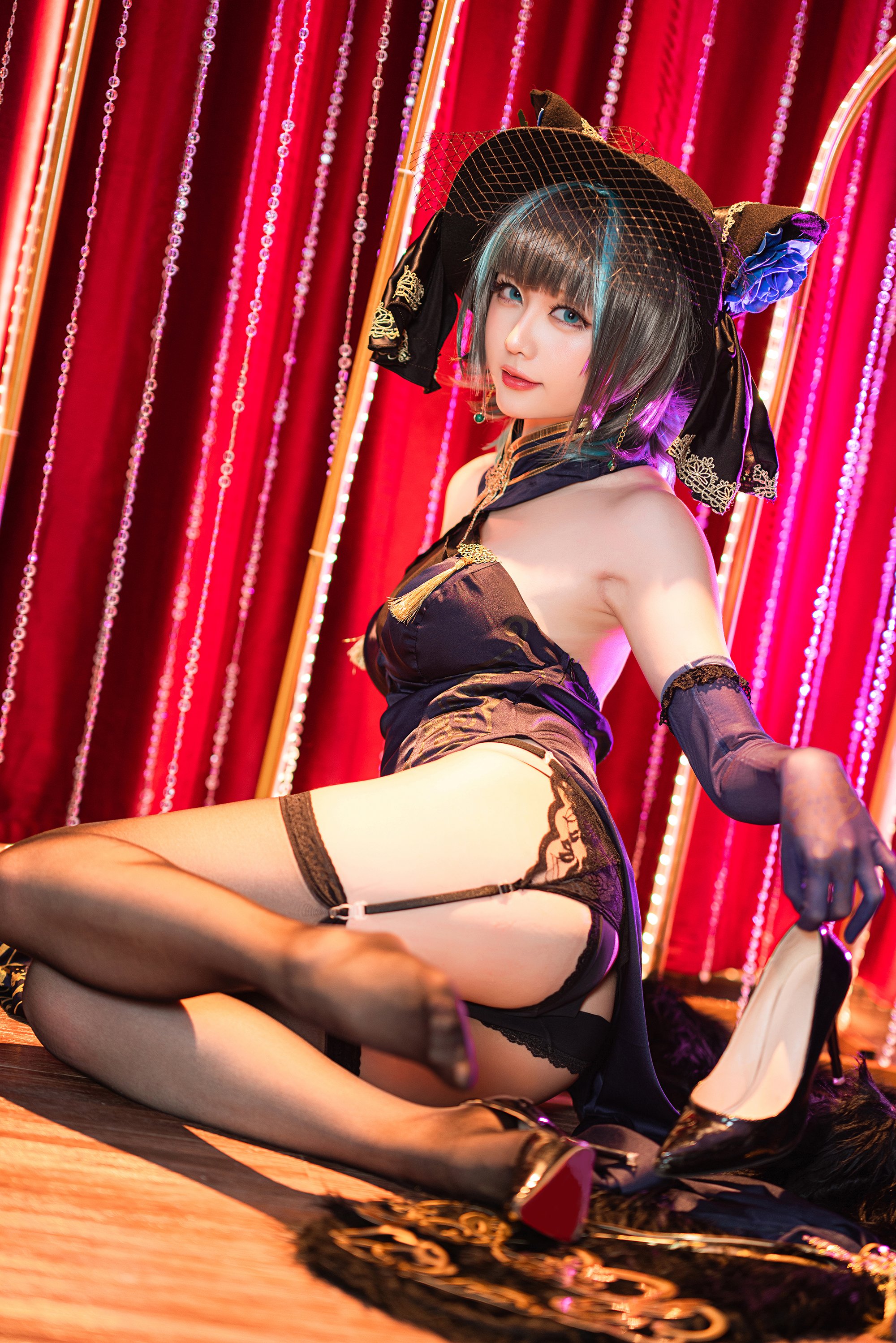 Đọc truyện hentai Tuyển tập Albums siêu phẩm Cosplay - Chap 663 - Star Chichi - Cheshire Cheongsam
