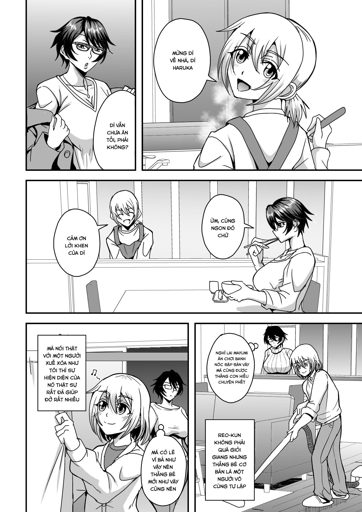 Đọc truyện hentai Alofou độc thân và mối quan hệ với con trai của bạn cô - Chap 1