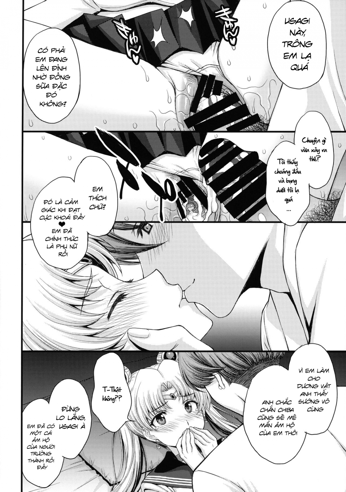 Đọc truyện hentai Usagi no Junjou! Chin Make Bishoujo Senshi! - Đạo tàn bụ âyy (●♡∀♡)