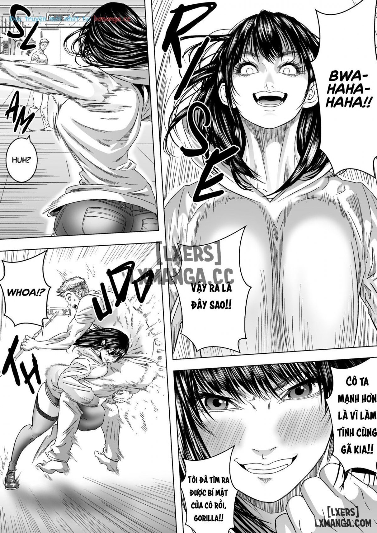 Đọc truyện hentai Kakutou Joshi wa Tsuyokunaritai/ Muchimuchi Kakutou Joshi wa Hentai Seitai-shi to Sex shite Tsuyoku naru - Oneshot