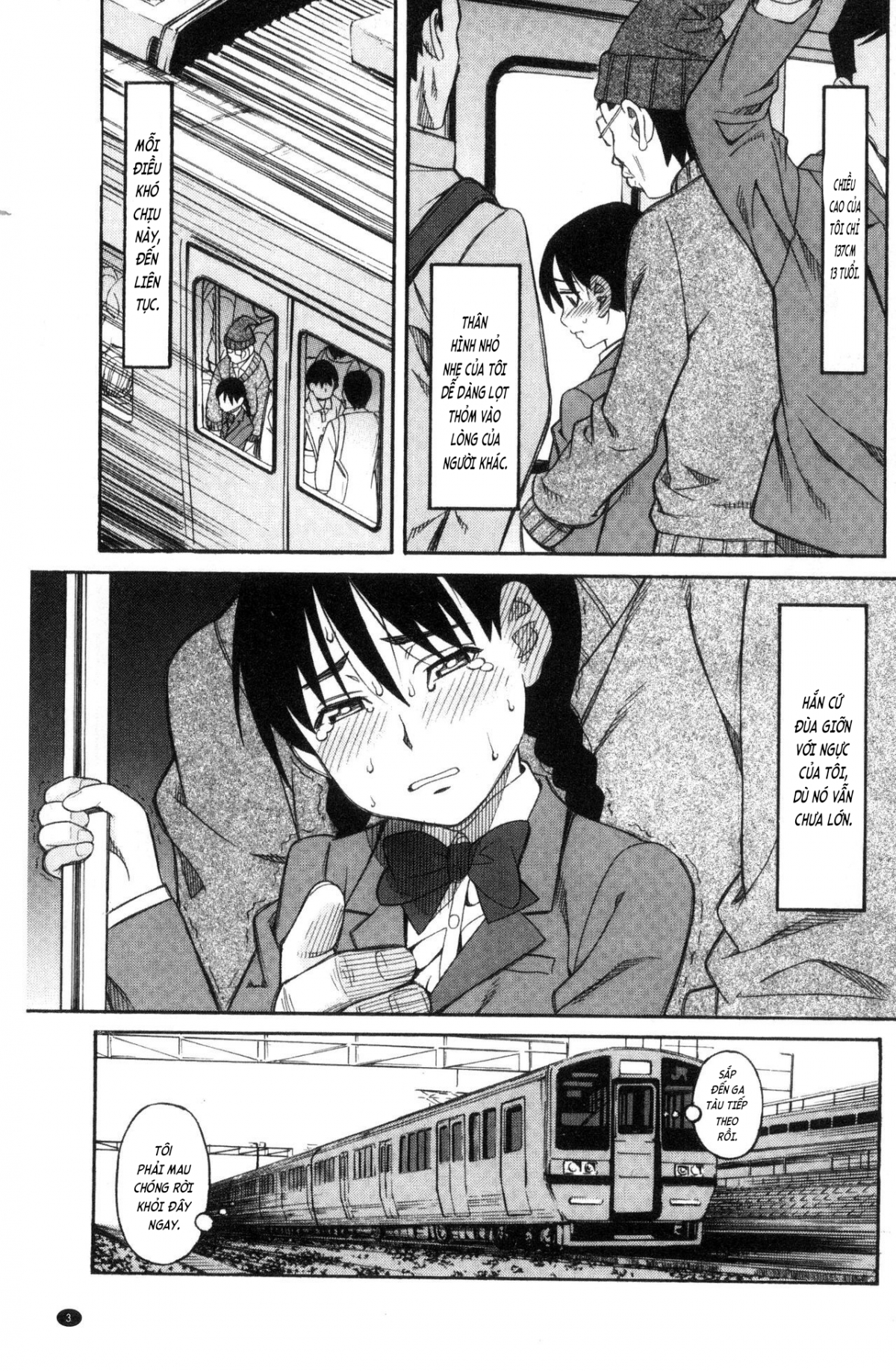 Đọc truyện hentai Kẻ quấy rối tình dục và hai cô bé nữ sinh! - Chap 1