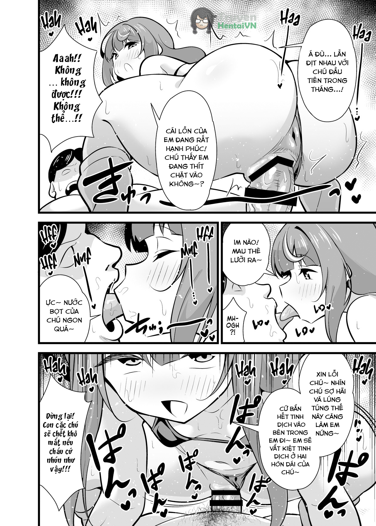 Đọc truyện hentai Oji Saimin 2 Oji-san Fusoku de Hatsujouki ga Tomaranai Meikko no Nonstop Semen Shiboritori Gyaku Rape - Oneshot