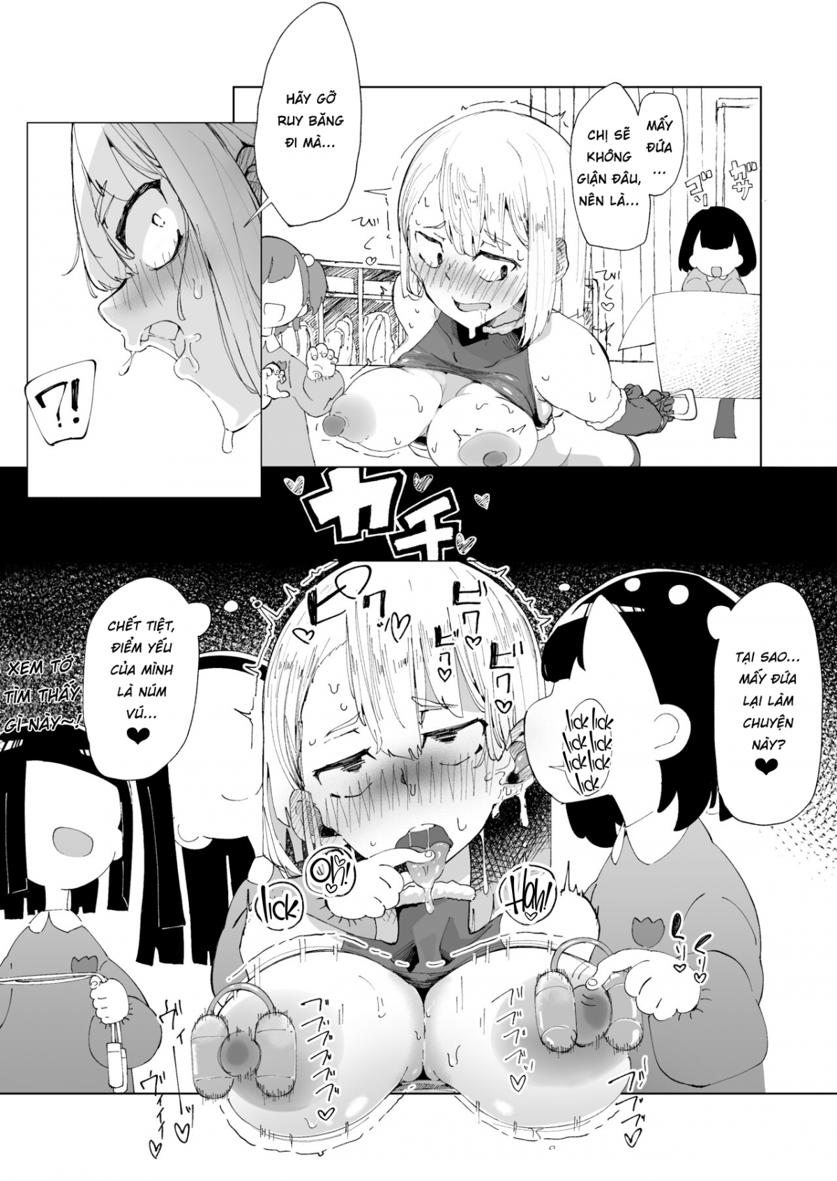 Đọc truyện hentai Chị trông trẻ đóng giả làm ông già Noel và lũ trẻ Oneshot