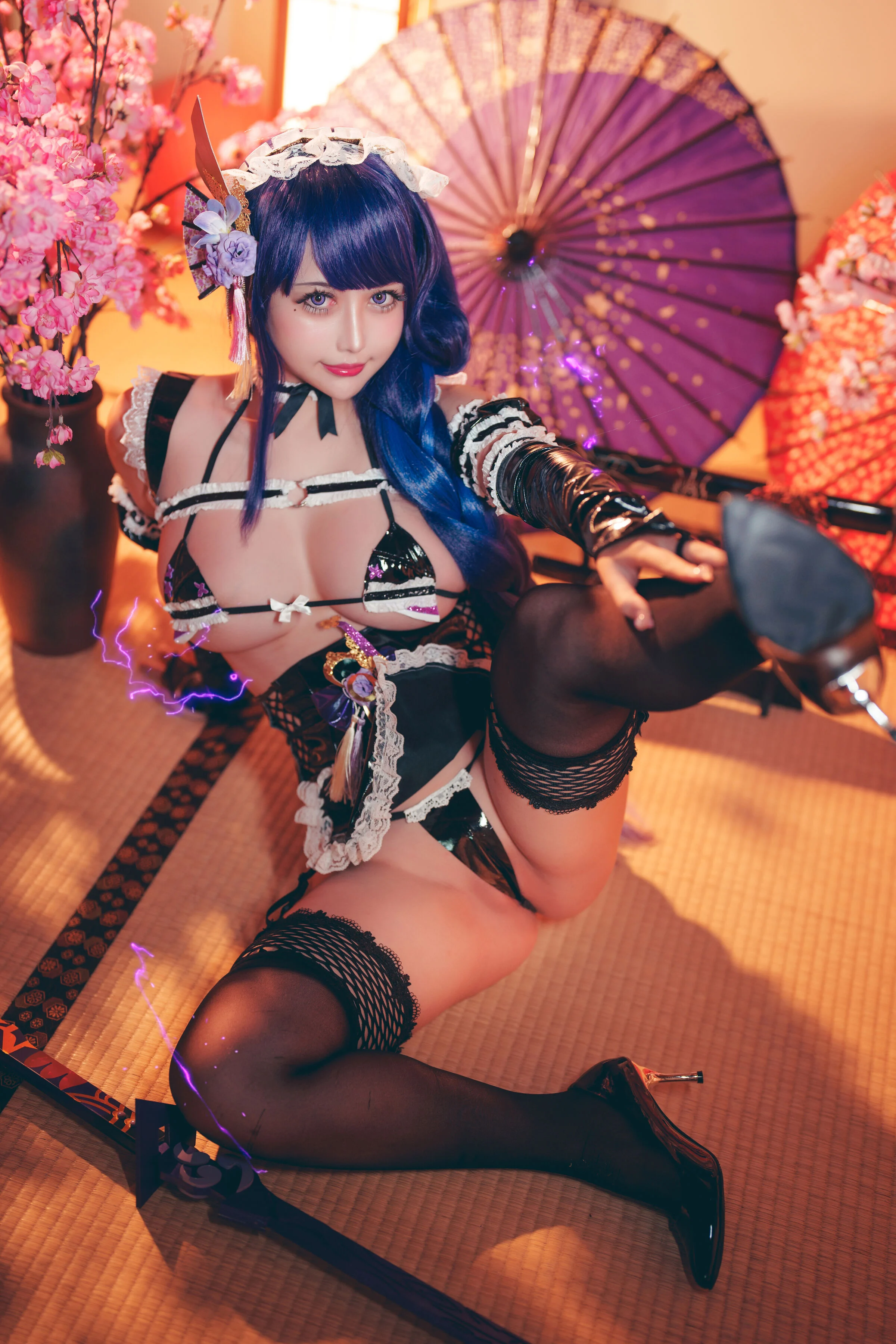 Đọc truyện hentai Tuyển tập Albums siêu phẩm Cosplay - Chap 619 - Rinka Okita - Raiden Shogun