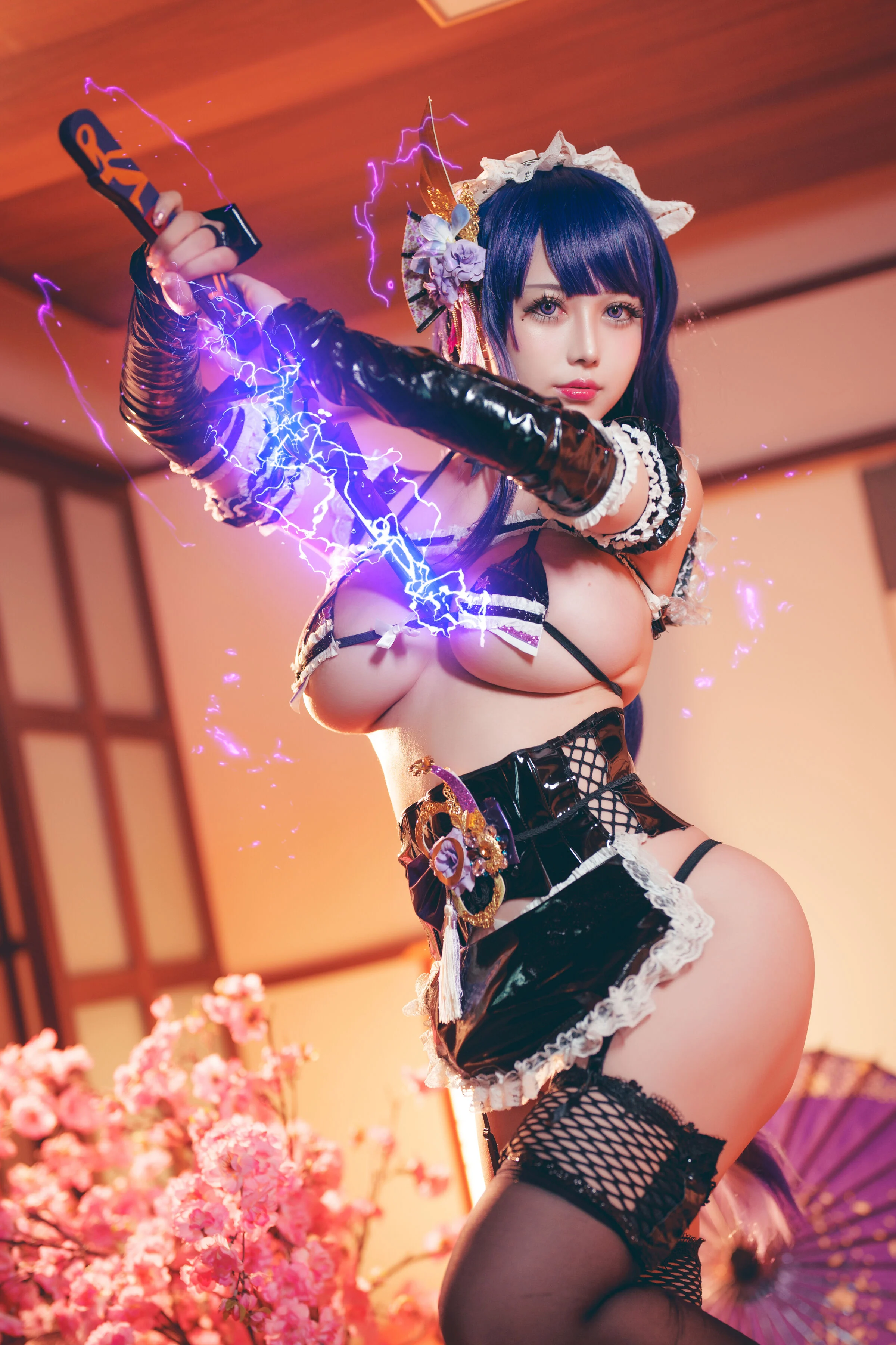 Đọc truyện hentai Tuyển tập Albums siêu phẩm Cosplay - Chap 619 - Rinka Okita - Raiden Shogun