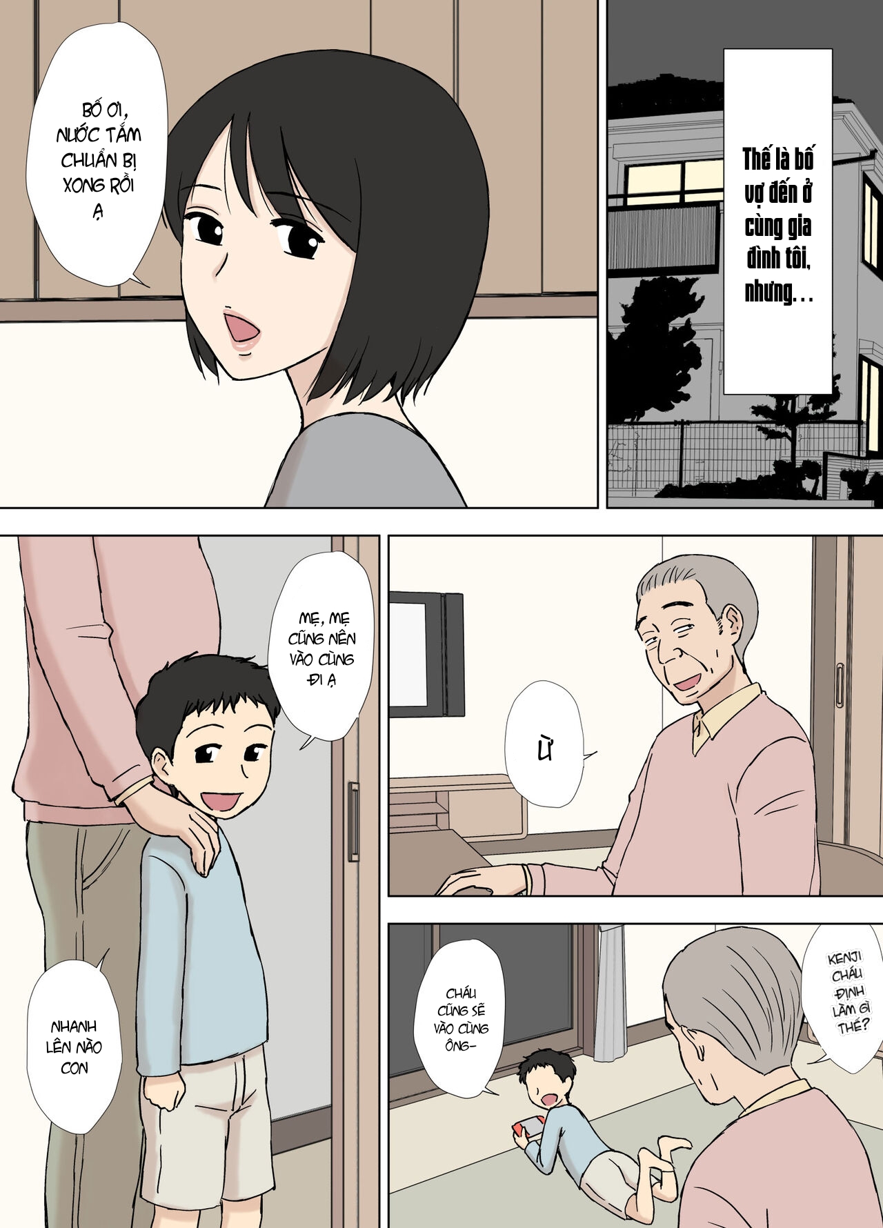 Đọc truyện hentai Vợ Tôi Vẫn Tắm Với Bố - Oneshot