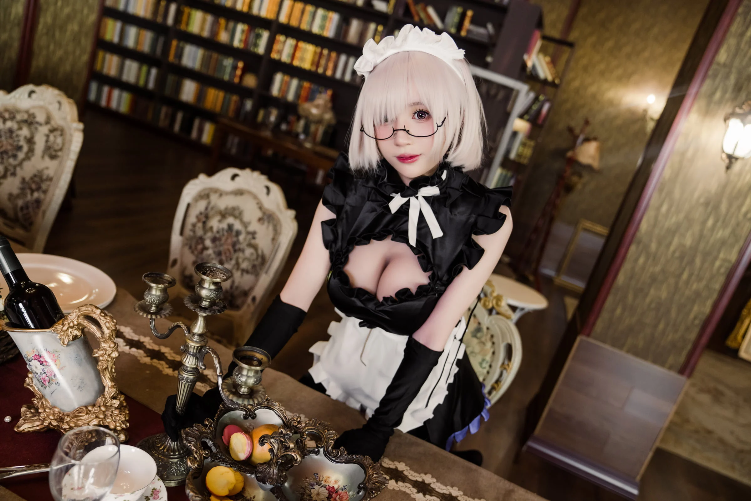 Đọc truyện hentai Tuyển tập Albums siêu phẩm Cosplay - Chap 737 - [Saionji Nanka] Mashu Maid Outfit