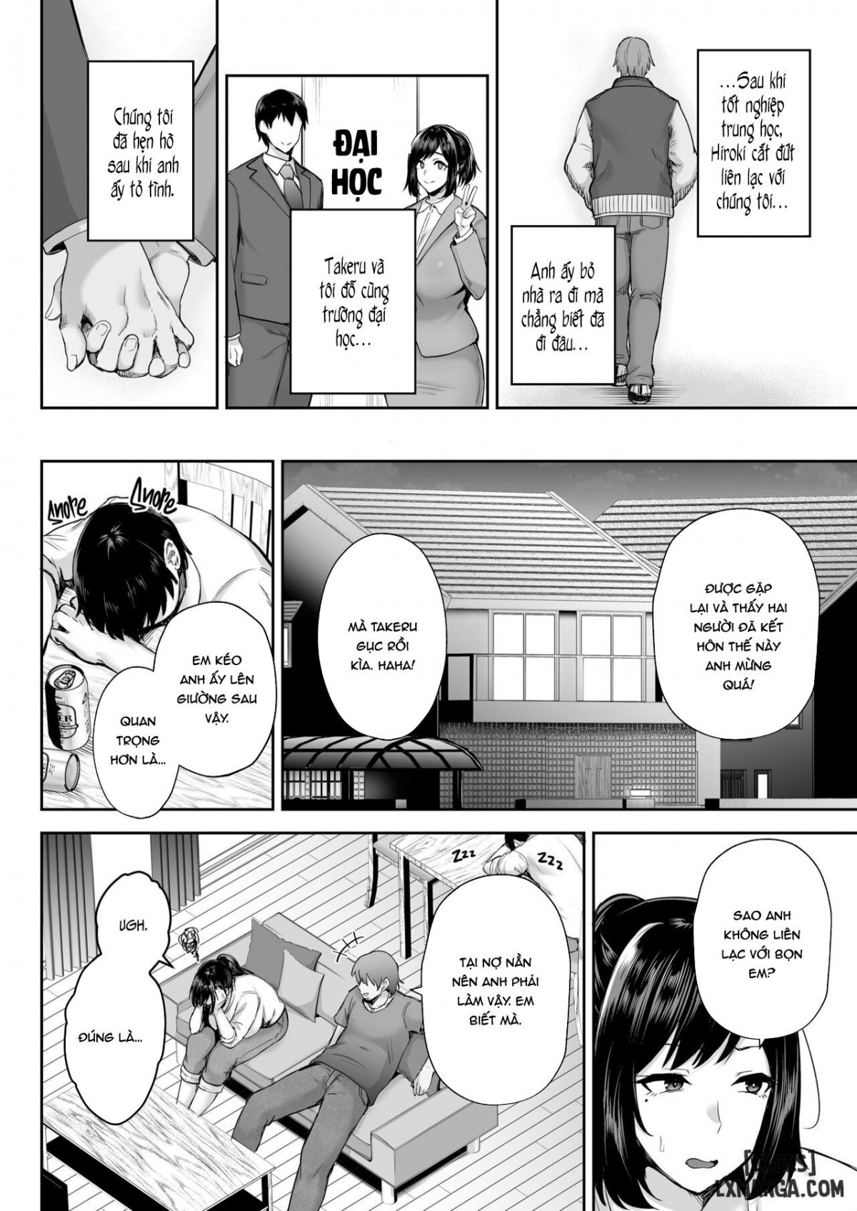 Đọc truyện hentai Netorareta Bakunyuu Osananajimi Tsuma Akane -Mukashikkara Shinyuu (SeFri) to Yarimakuri Deshita lol- - Oneshot