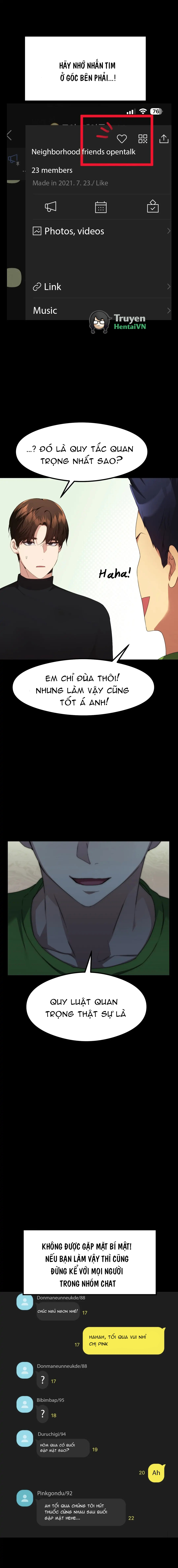 Đọc truyện hentai Kênh Chat Mở - Chapter 2.2