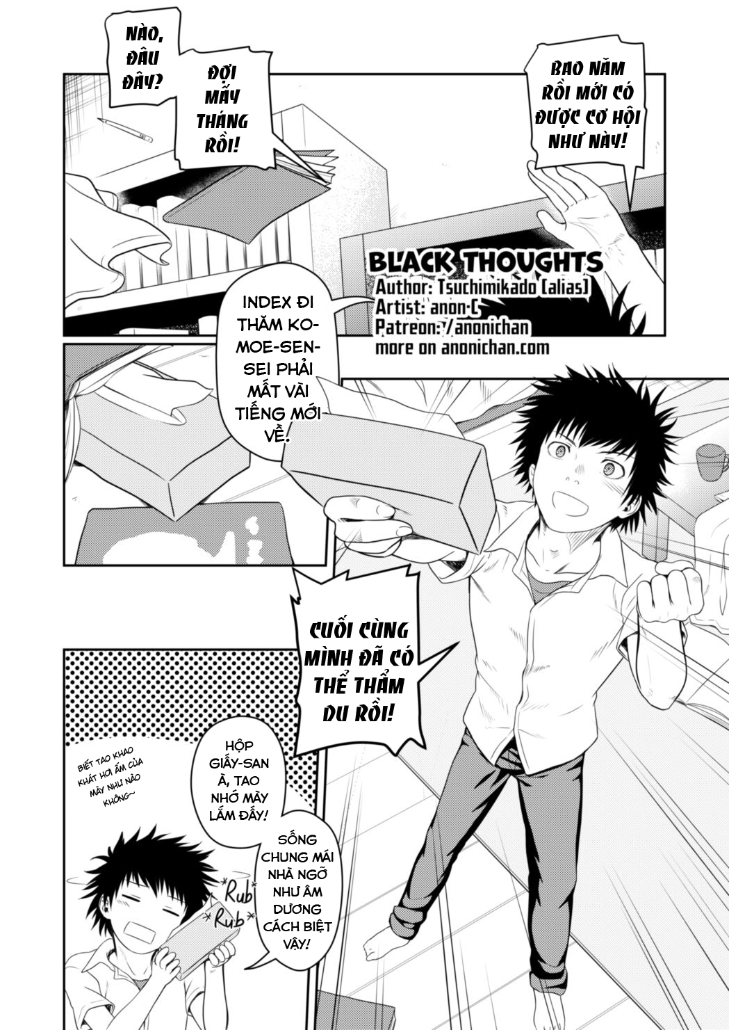 Đọc truyện hentai Black Thoughts (Toaru Kagaku no Railgun) - Oneshot