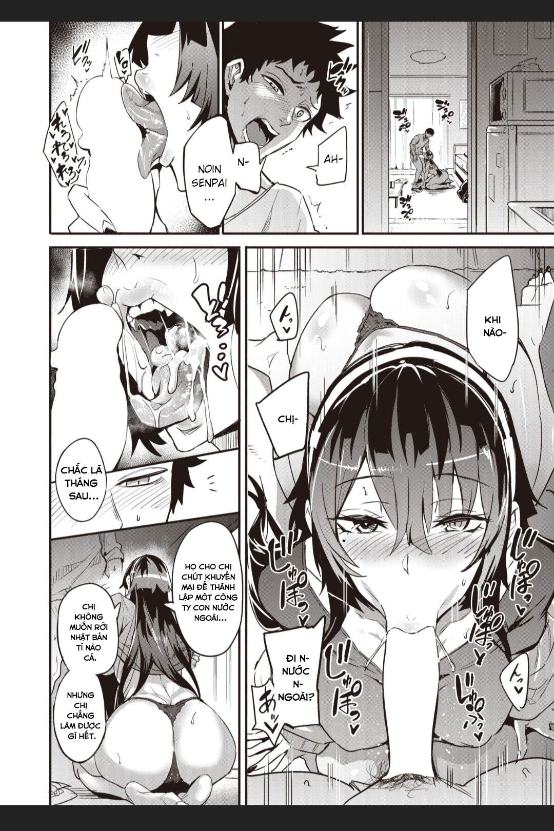Đọc truyện hentai Haikei, Anal Vampire Senpai - Kouhen - oneshot