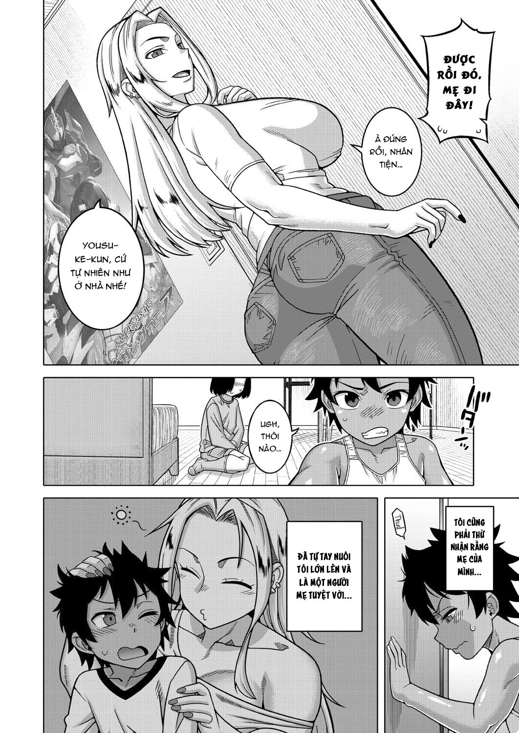 Đọc truyện hentai Boku no Kaa-chan to Ore no Mama - Oneshot