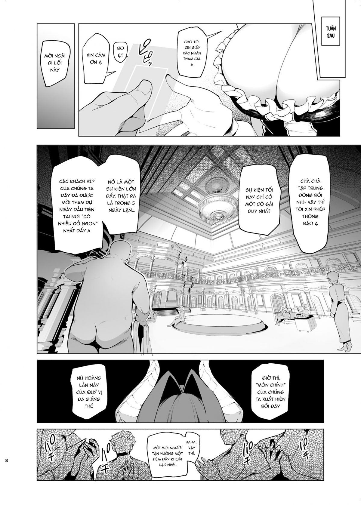 Đọc truyện hentai Nữ hoàng và mệnh lệnh không thể coi thường - Oneshot