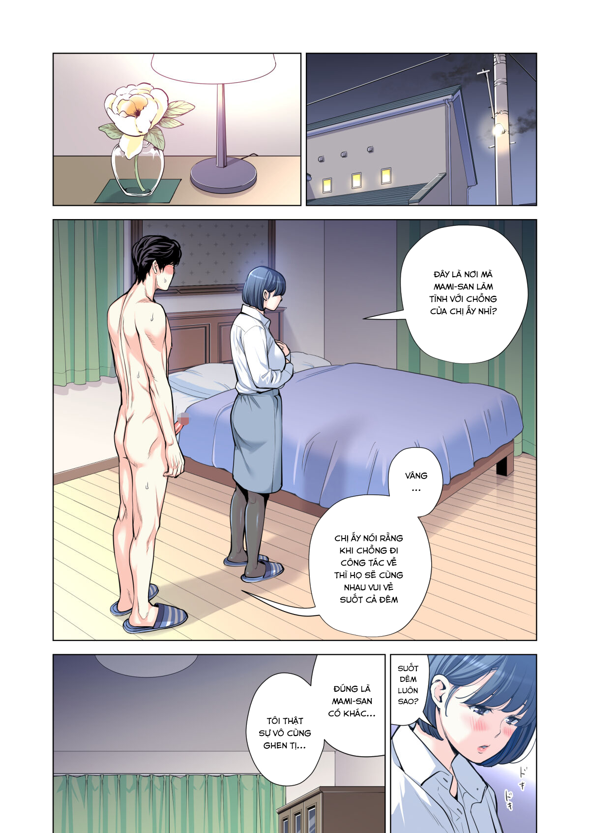 Đọc truyện hentai Jichikai no Hitozuma wa Totemo H deshita Chap 3