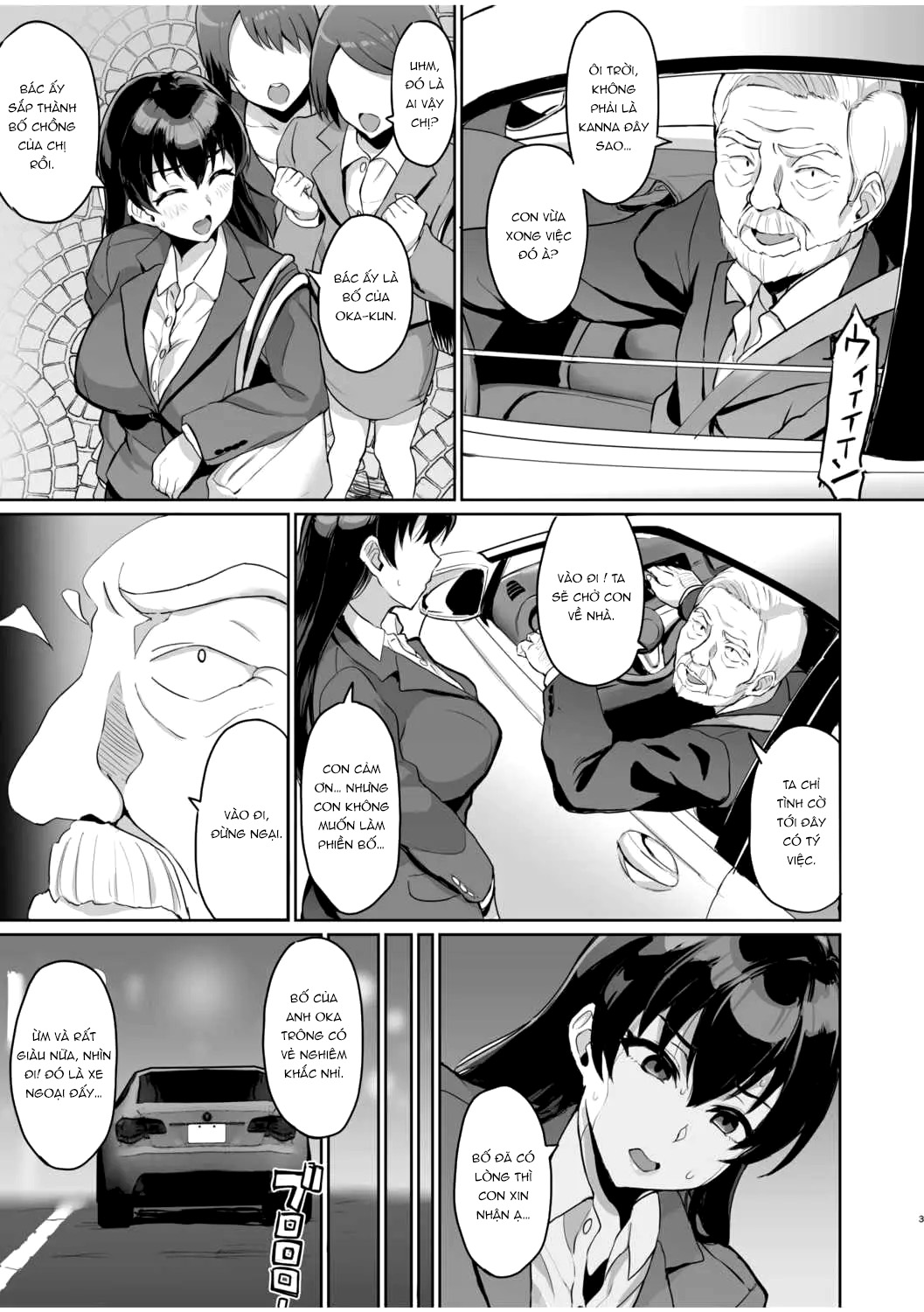 Đọc truyện hentai Moto Papakatsu Aite to no Himitsu no SEX ~Gifu Kara no Teishuku Shiken~ - Chap 2