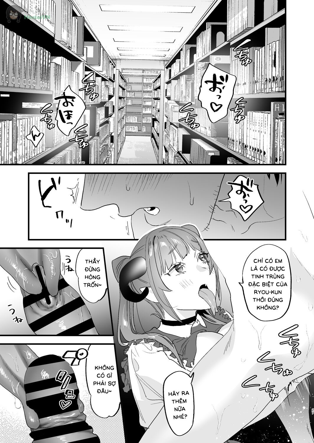 Đọc truyện hentai Koukan Ryuugakusei -Succubus-tachi to Boku - Oneshot