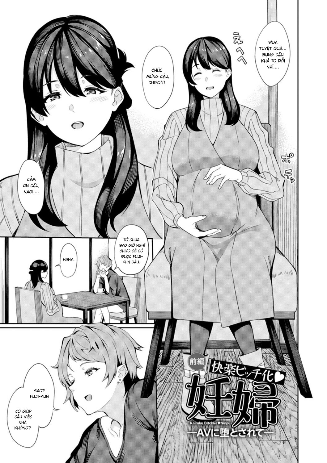Đọc truyện hentai Kairaku Bitch-ka Ninpu -AV ni Otosarete- (ANGEL Club 2021-03) - Chap 1