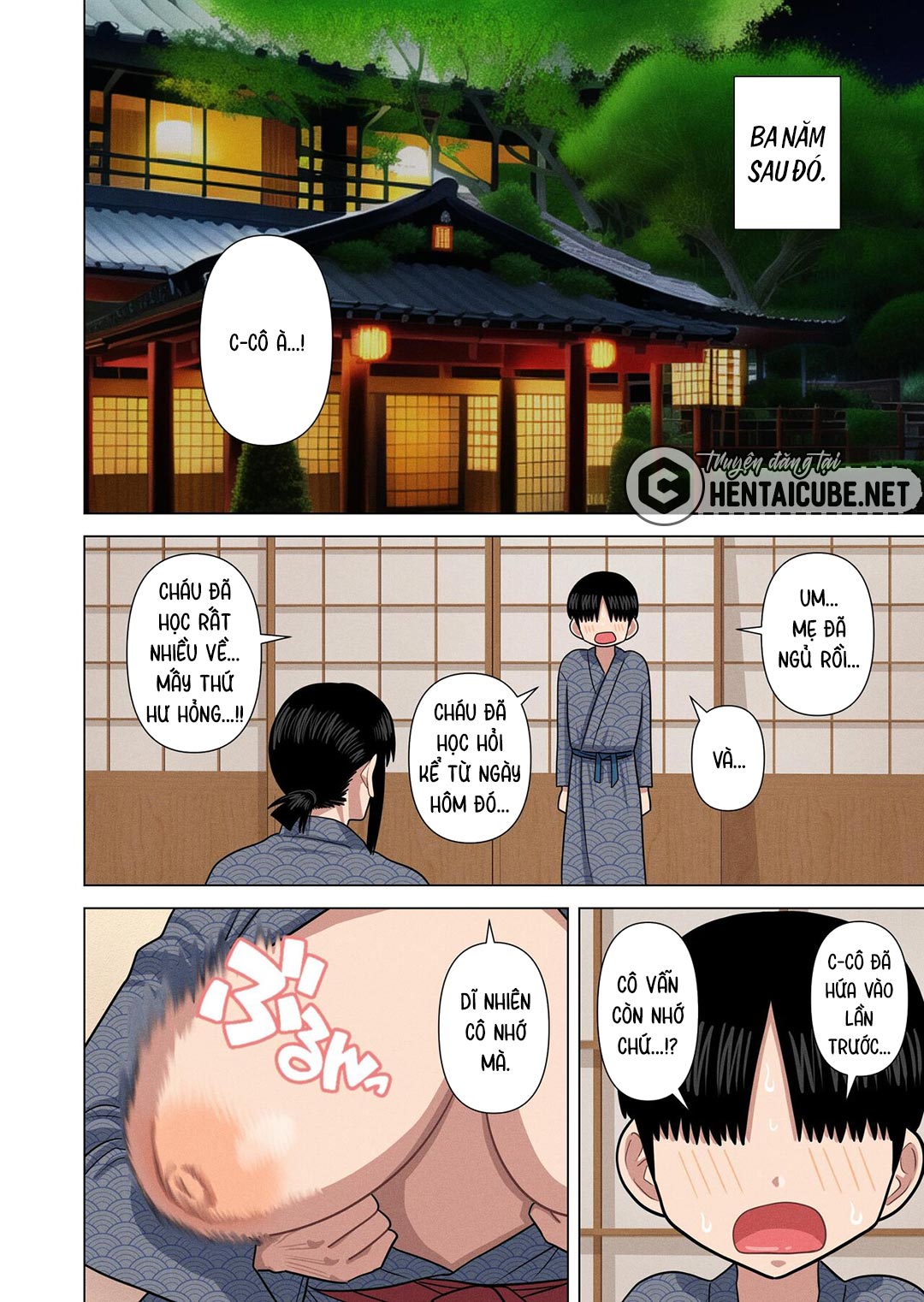 Đọc truyện hentai Chuyến đi chơi với bạn mẹ! - Oneshot