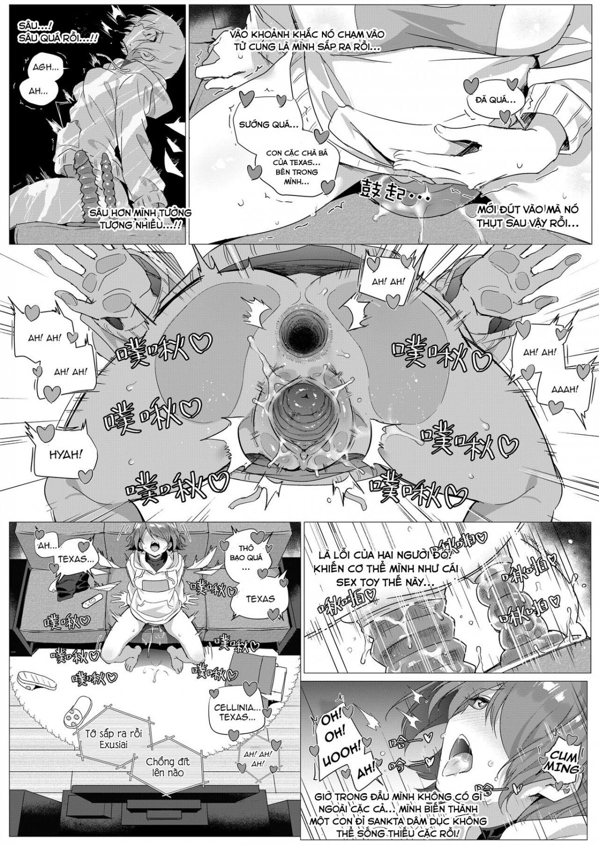 Đọc truyện hentai 2 Texas x Exusiai - Oneshot
