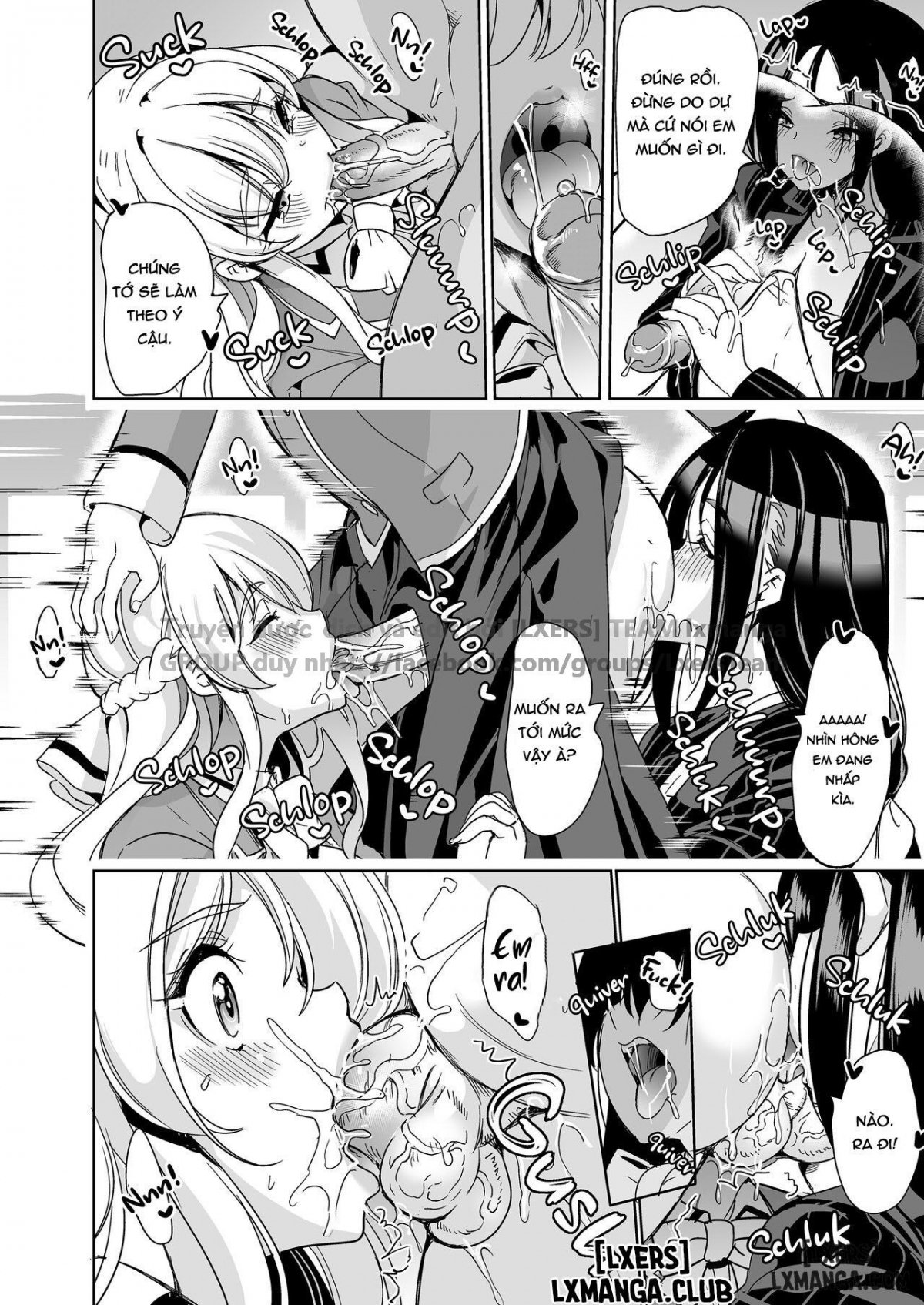 Đọc truyện hentai The Lone Cock in the Sex Club for Girls - Oneshot