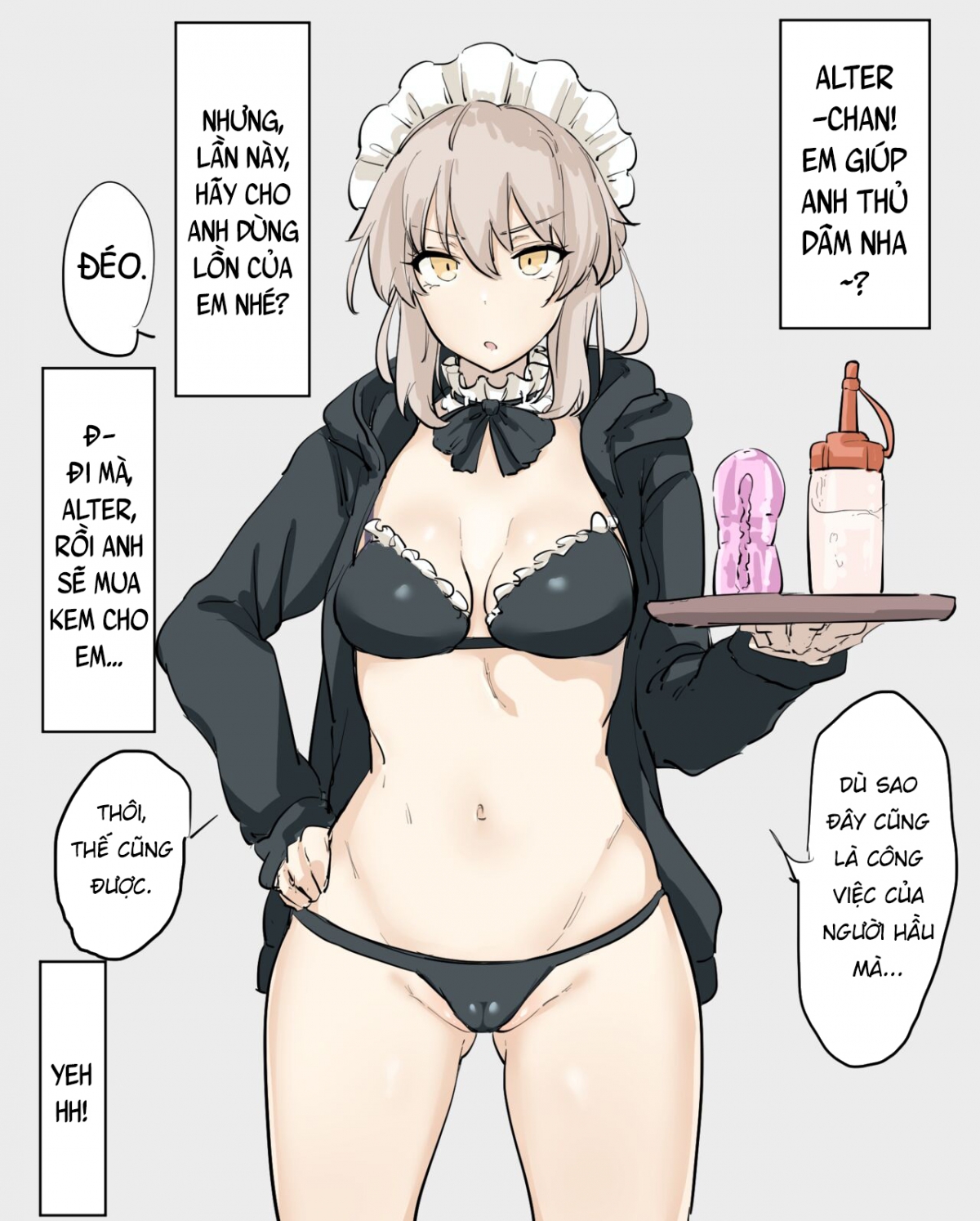 Đọc truyện hentai Cô hầu gái Artoria Alter - Oneshot