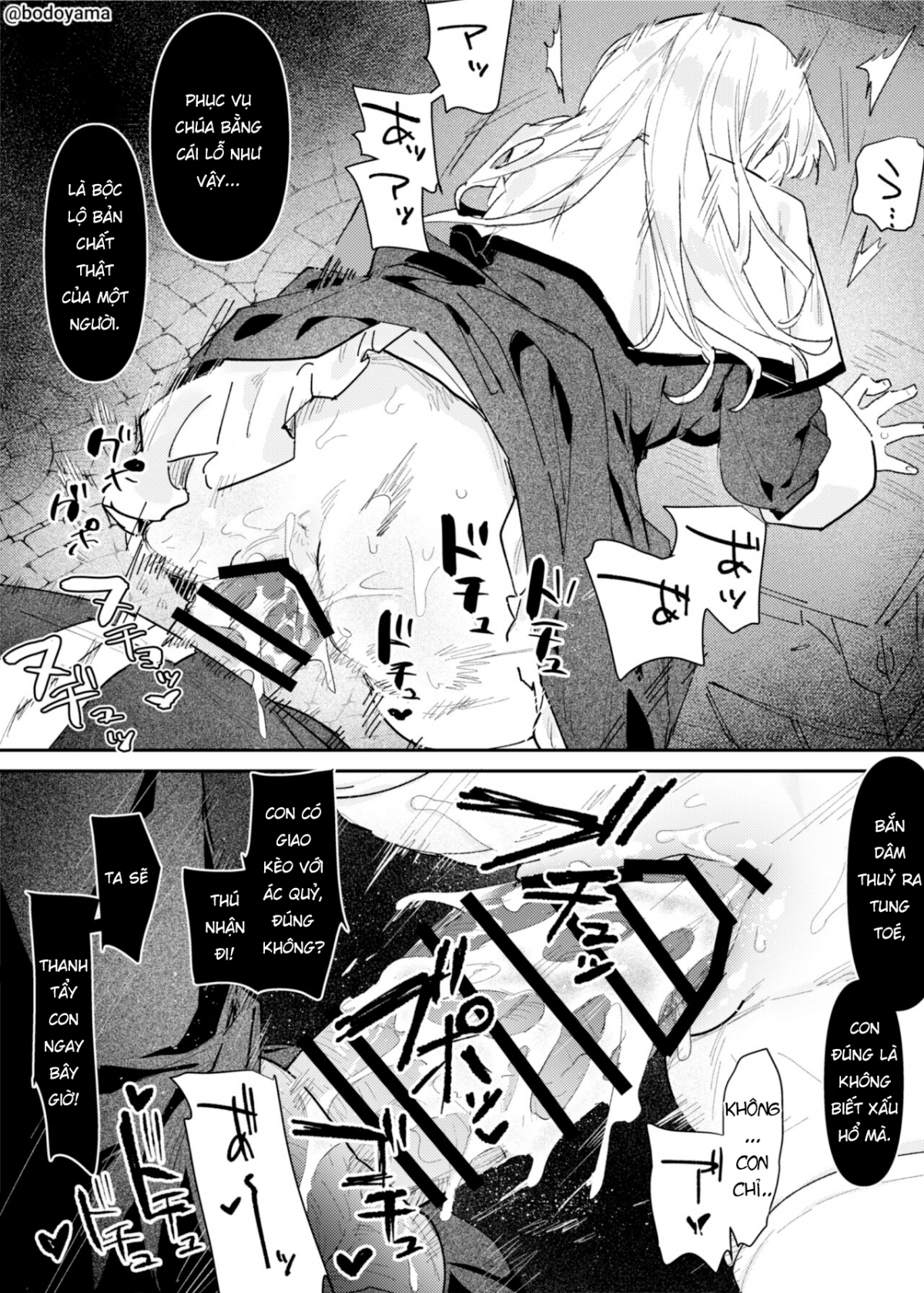 Đọc truyện hentai Một nữ tu bị một linh mục độc ác buộc phải tà dâm Oneshot