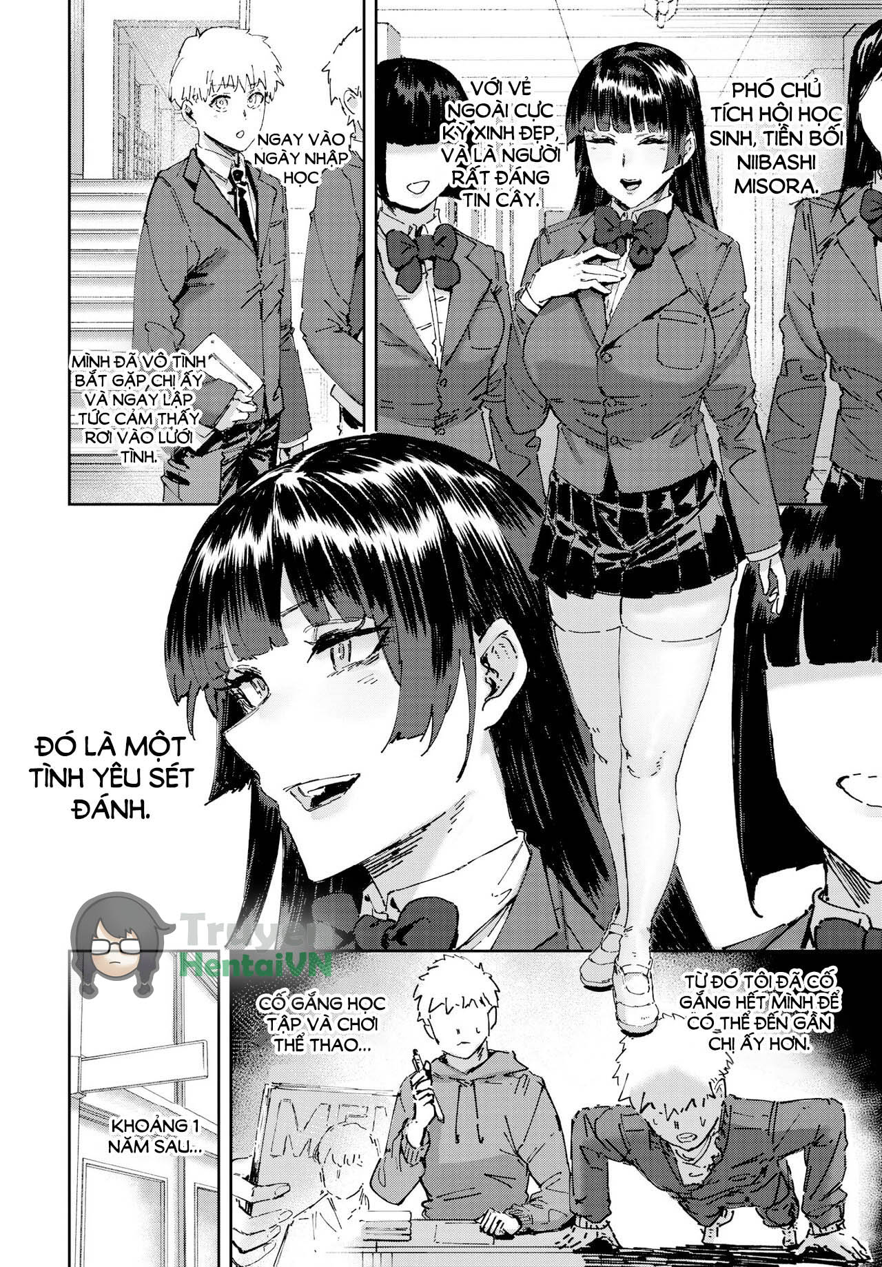 Đọc truyện hentai Kaichou datte Shitain desu - oneshot