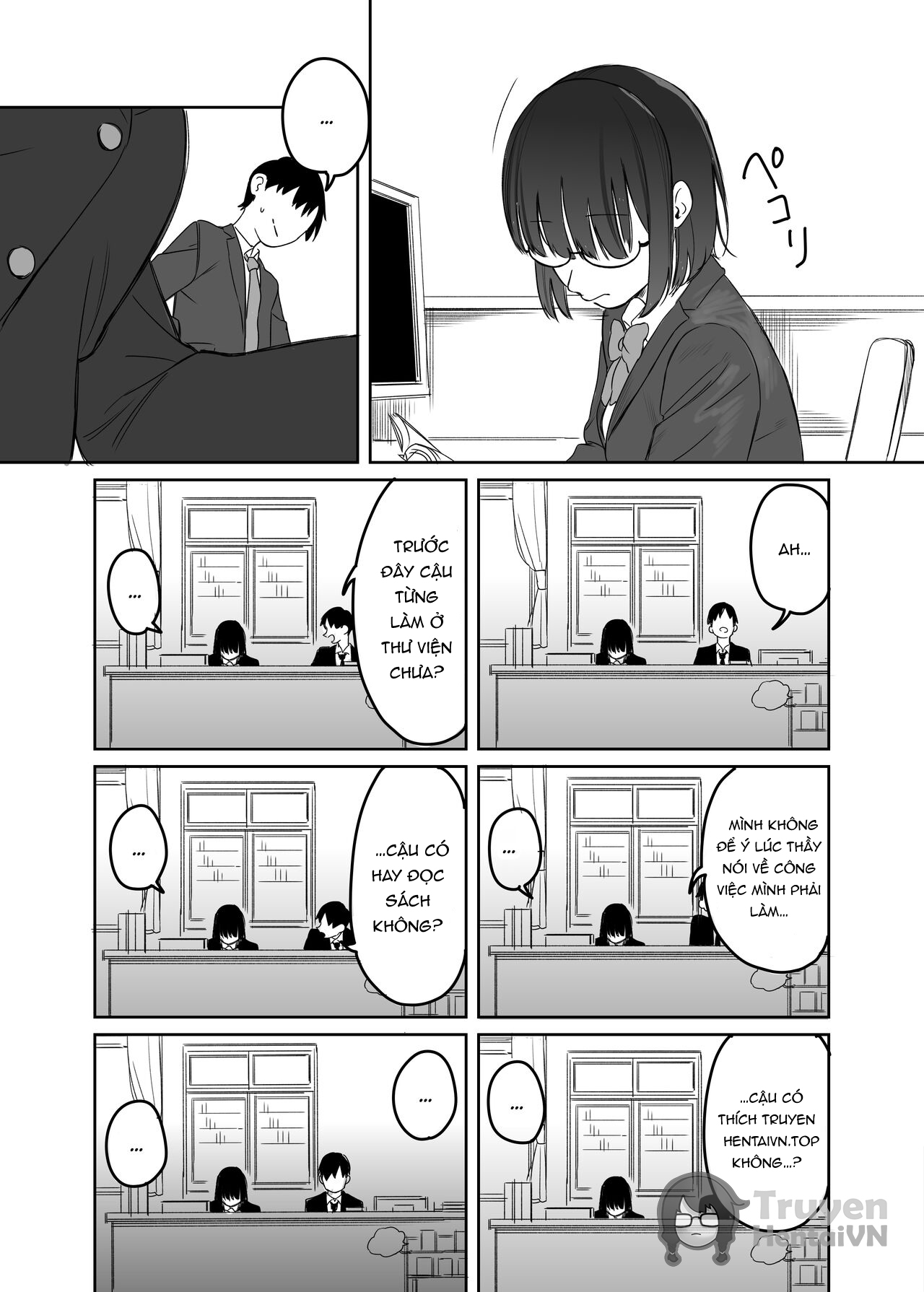 Đọc truyện hentai Yomenai Kimi to | With You, Who Is Hard To Read - Oneshot