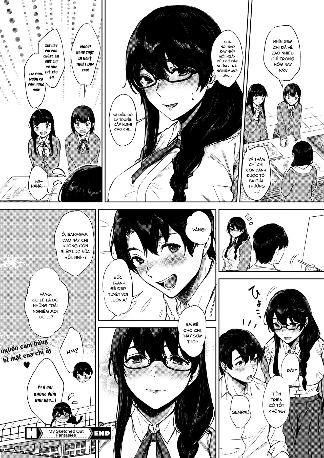 Đọc truyện hentai Kimi to no Mousou Sketch - Oneshot