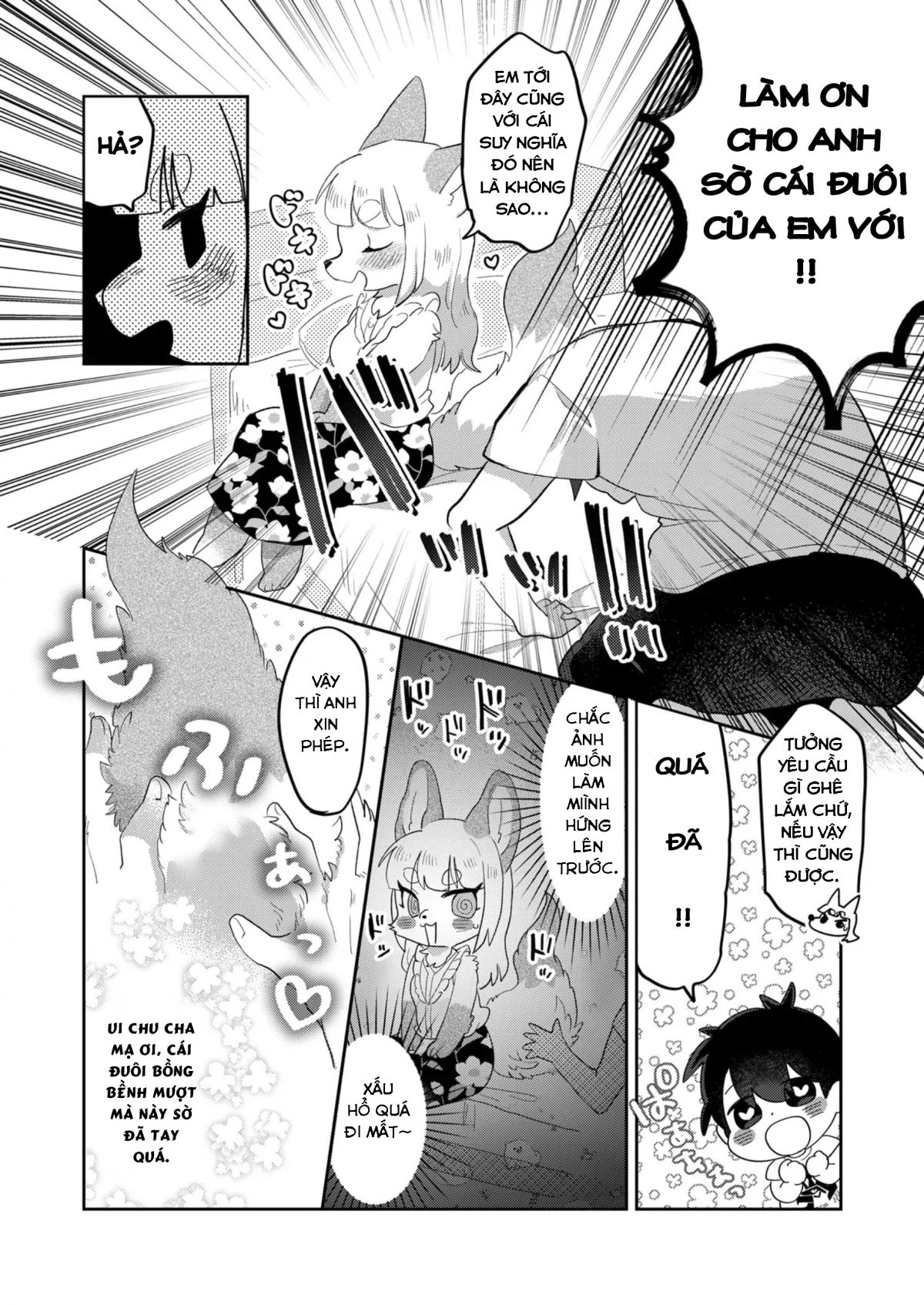 Đọc truyện hentai Anh muốn sờ đuôi của em - Oneshot