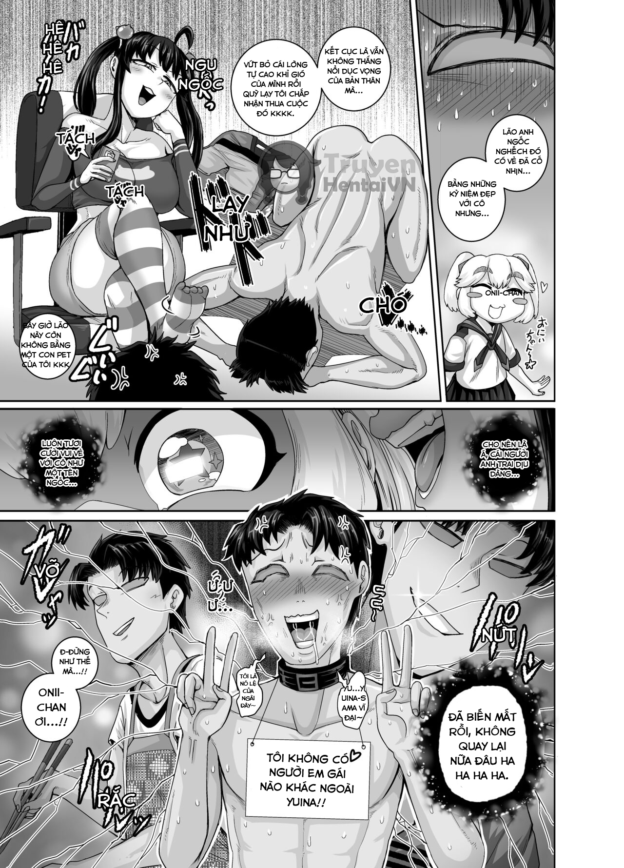 Đọc truyện hentai Dạy dỗ con em gái phiền phức này bằng cá chà bặc Chap 2