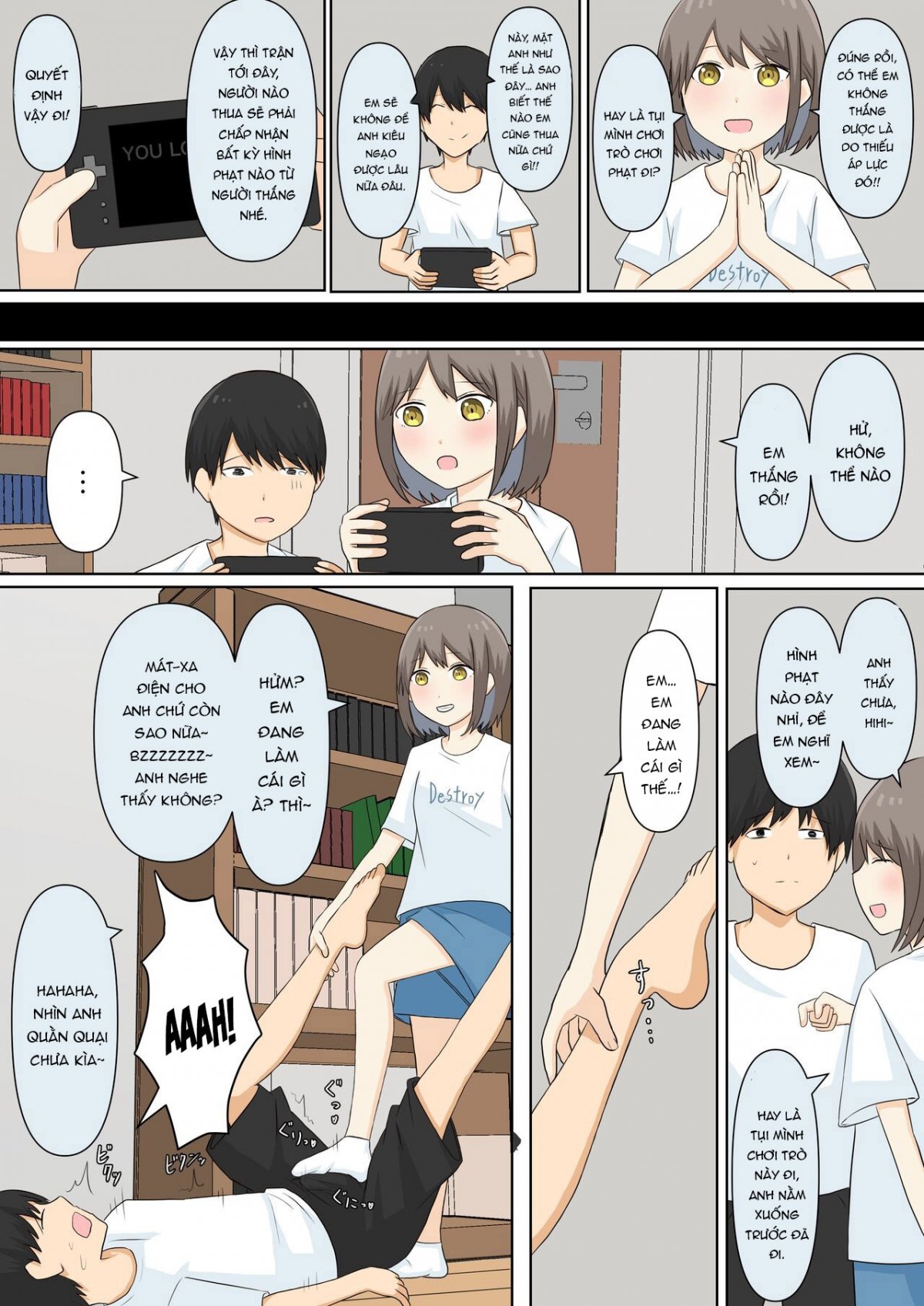 Đọc truyện hentai Bị bạn gái bắt nạt - Oneshot