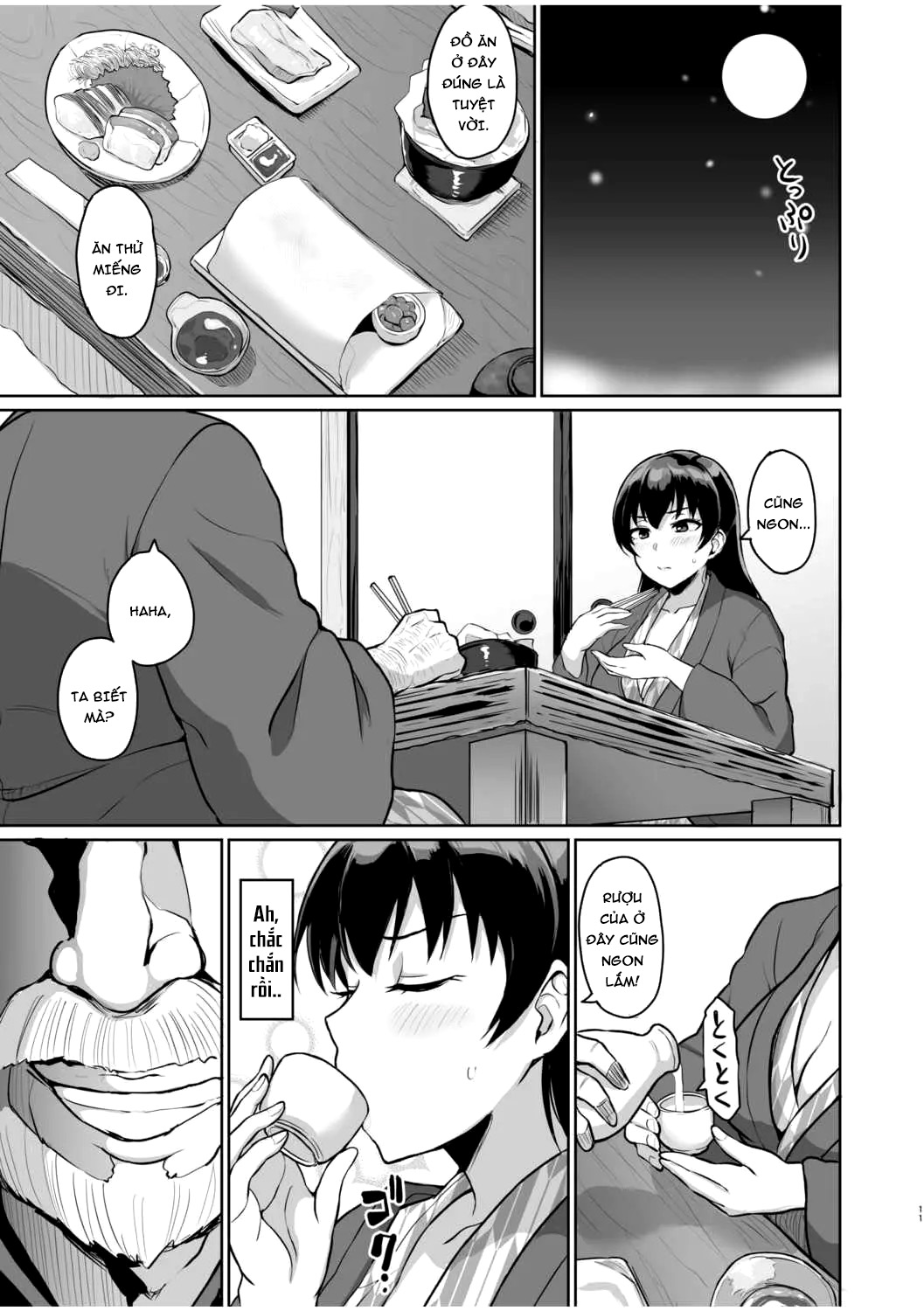 Đọc truyện hentai Moto Papakatsu Aite to no Himitsu no SEX ~Gifu Kara no Teishuku Shiken~ - Chap 4