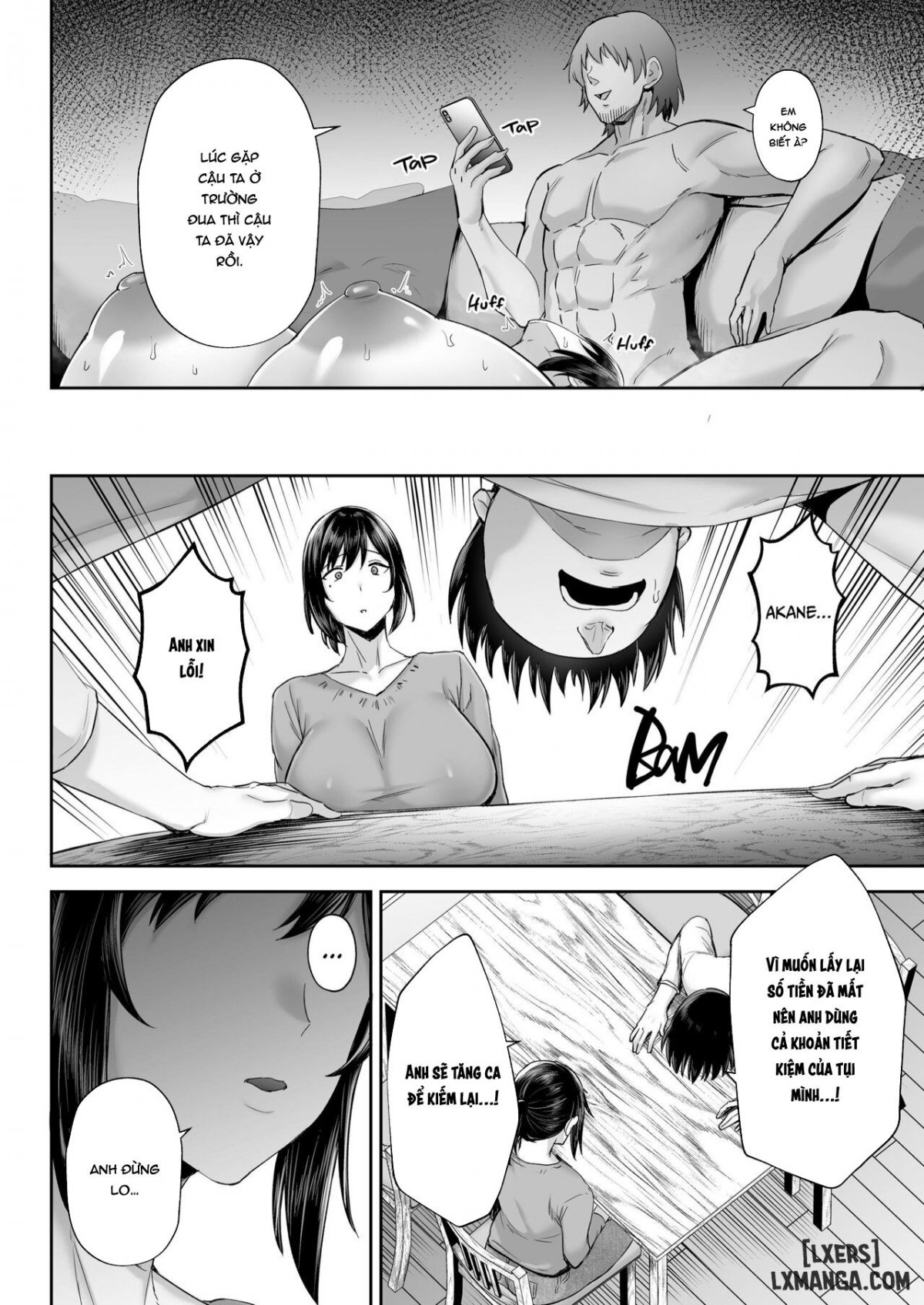 Đọc truyện hentai Netorareta Bakunyuu Osananajimi Tsuma Akane -Mukashikkara Shinyuu (SeFri) to Yarimakuri Deshita lol- - Oneshot
