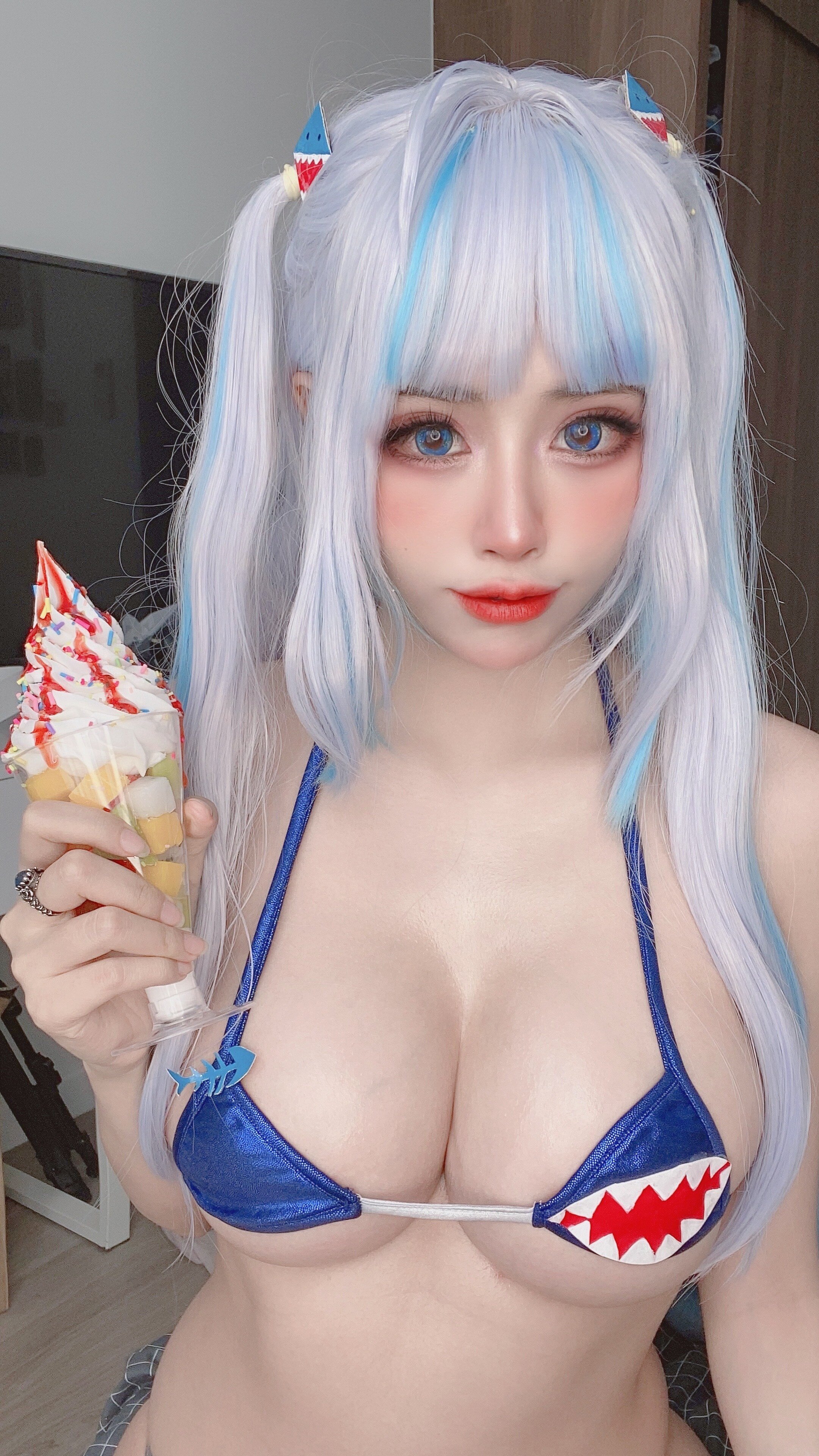 Đọc truyện hentai Tuyển tập Albums siêu phẩm Cosplay - Chap 644 - Byoru - Gura Selfies