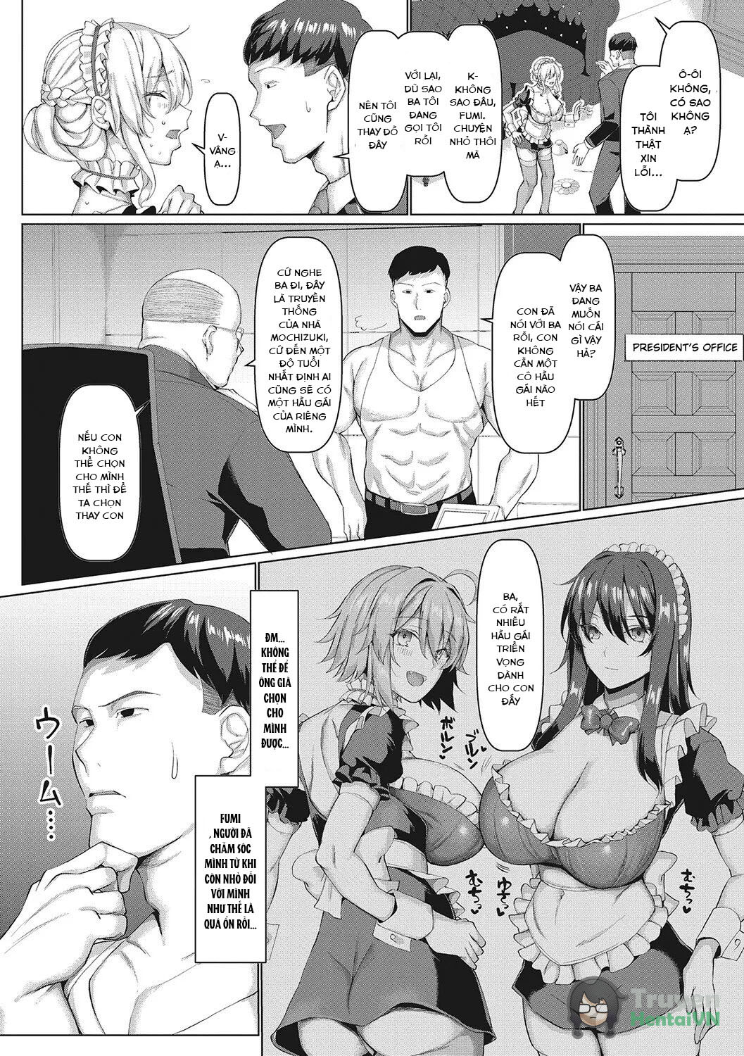 Đọc truyện hentai Ore Senzoku Micchaku Koubi Maid - Oneshot
