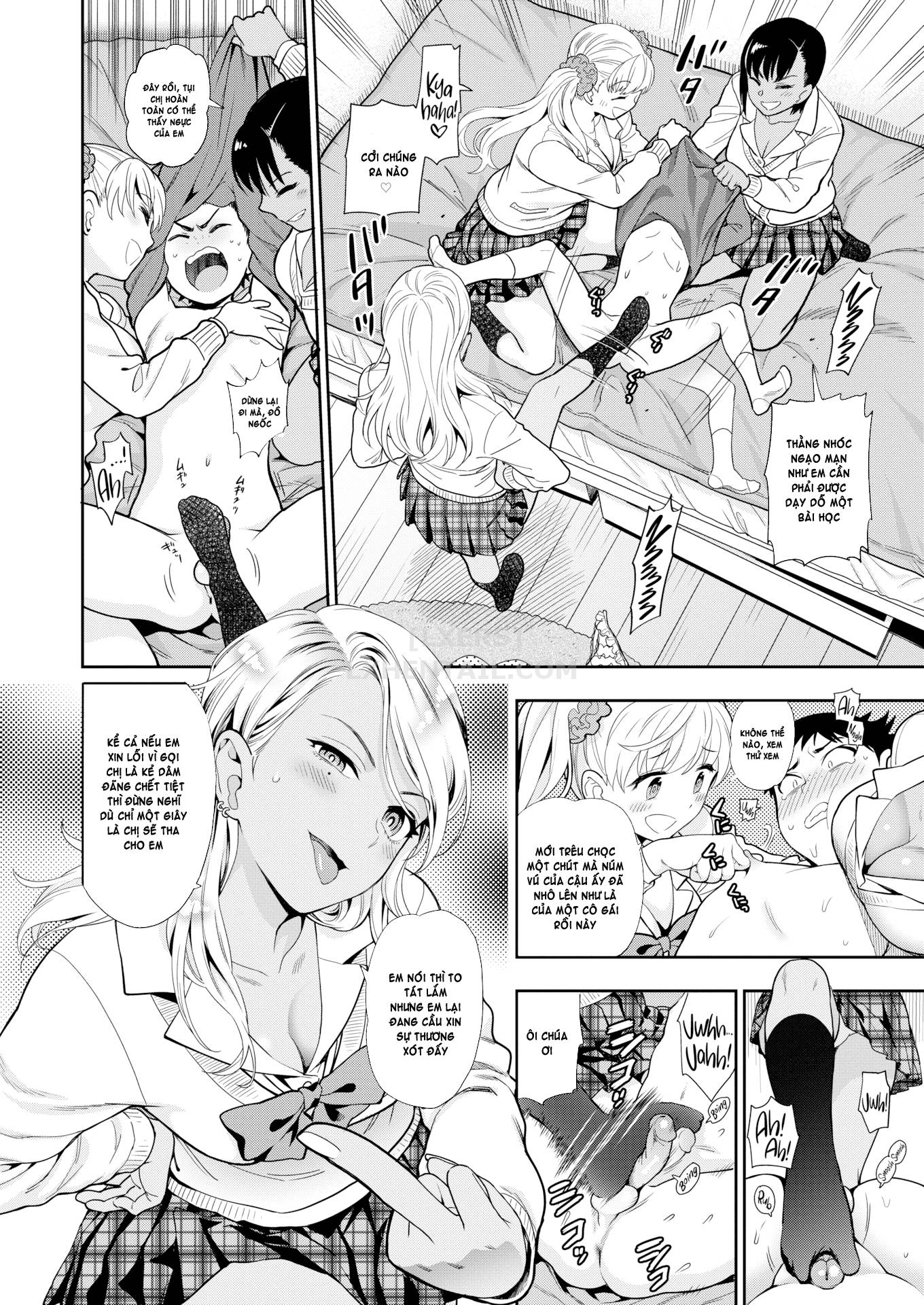 Đọc truyện hentai Doutei Otouto to Bitch Ane - Chap 1