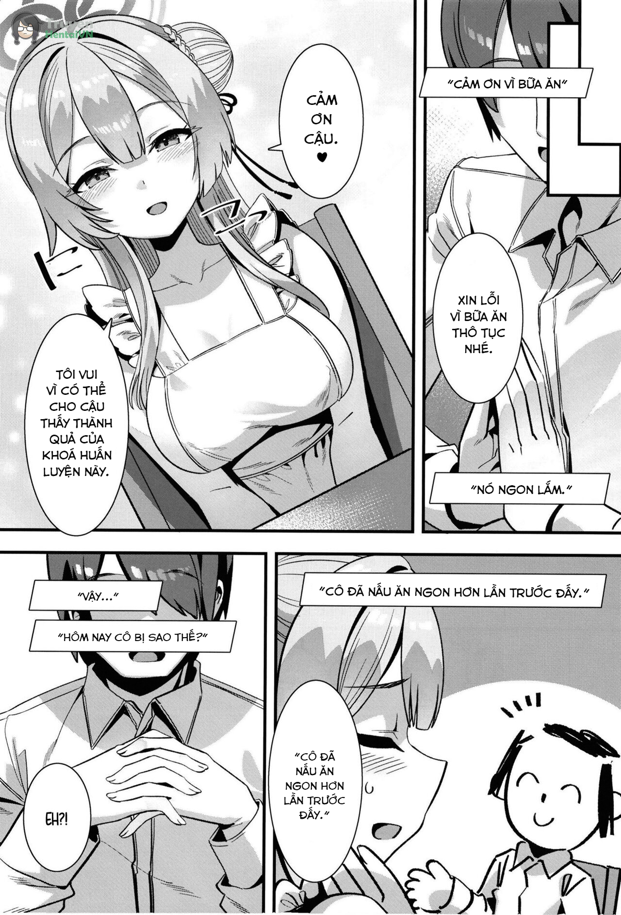 Đọc truyện hentai Thực hành khóa học làm  vợ đảm đang - oneshot