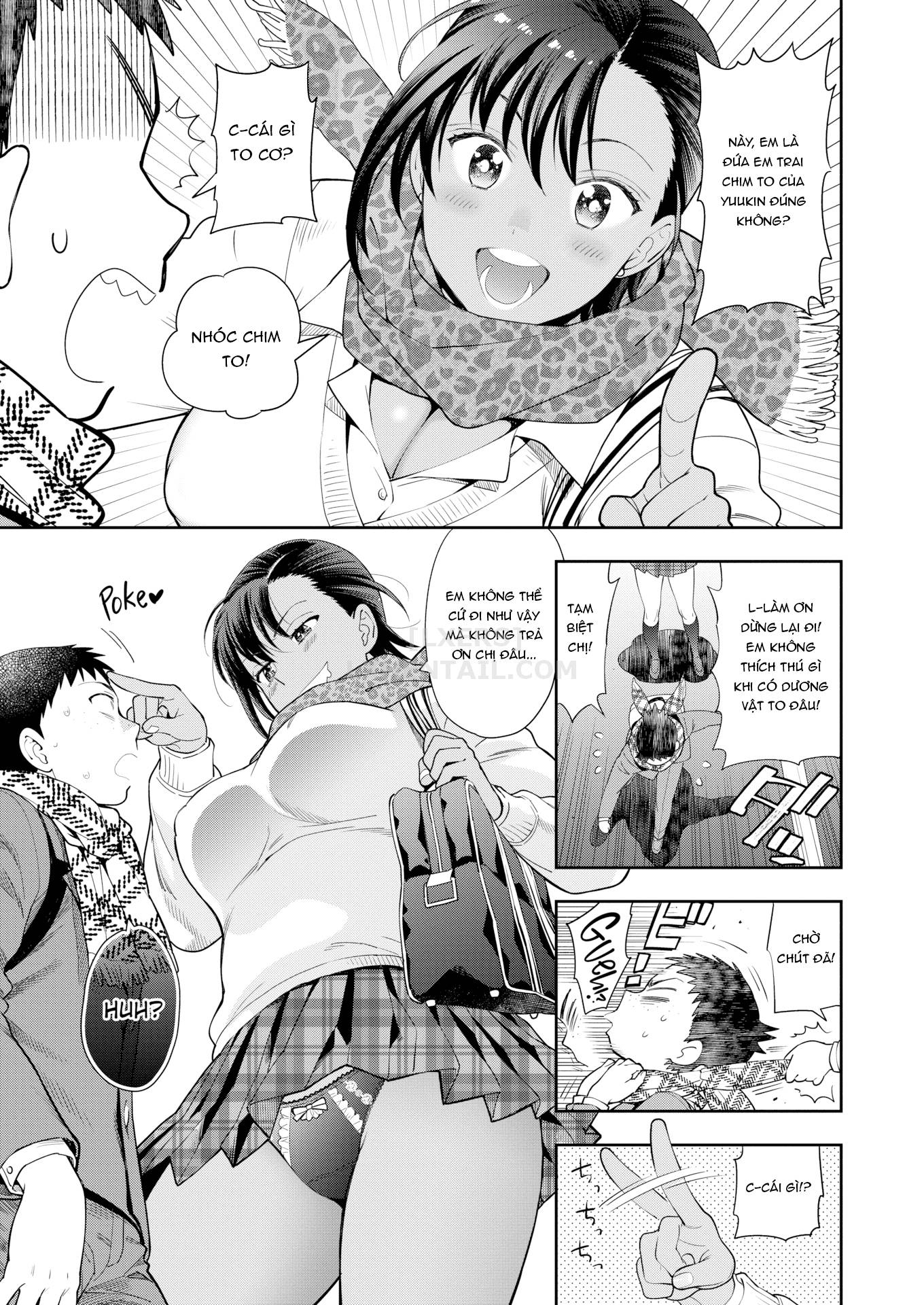 Đọc truyện hentai Doutei Otouto to Bitch Ane - Chap 4