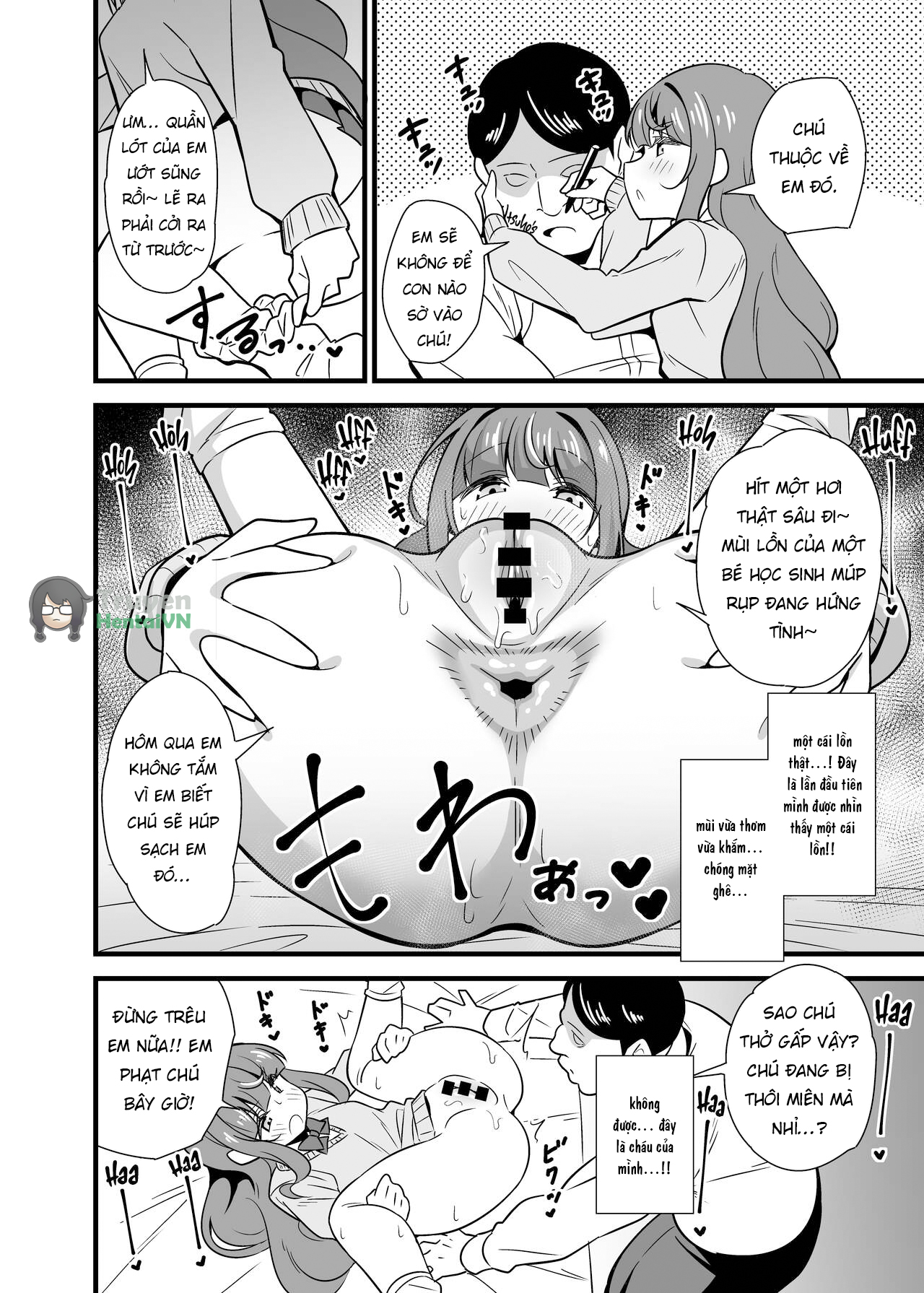 Đọc truyện hentai Oji Saimin Donkan na Ojisan wa Mori no Tsuita Mei-kko Senyou Niku Dirudo - Oneshot