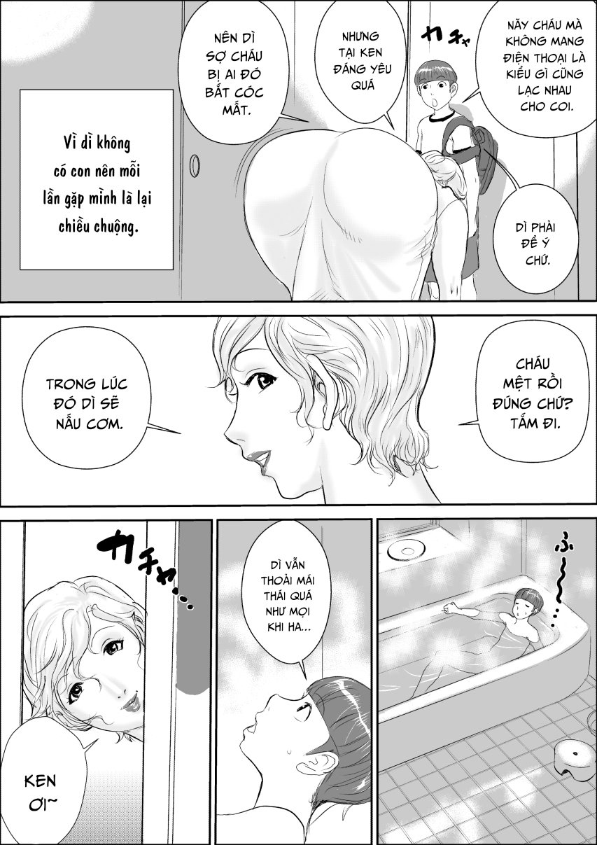 Đọc truyện hentai Boku to Oba-san no AmaAma Natsuyasumi - Oneshot